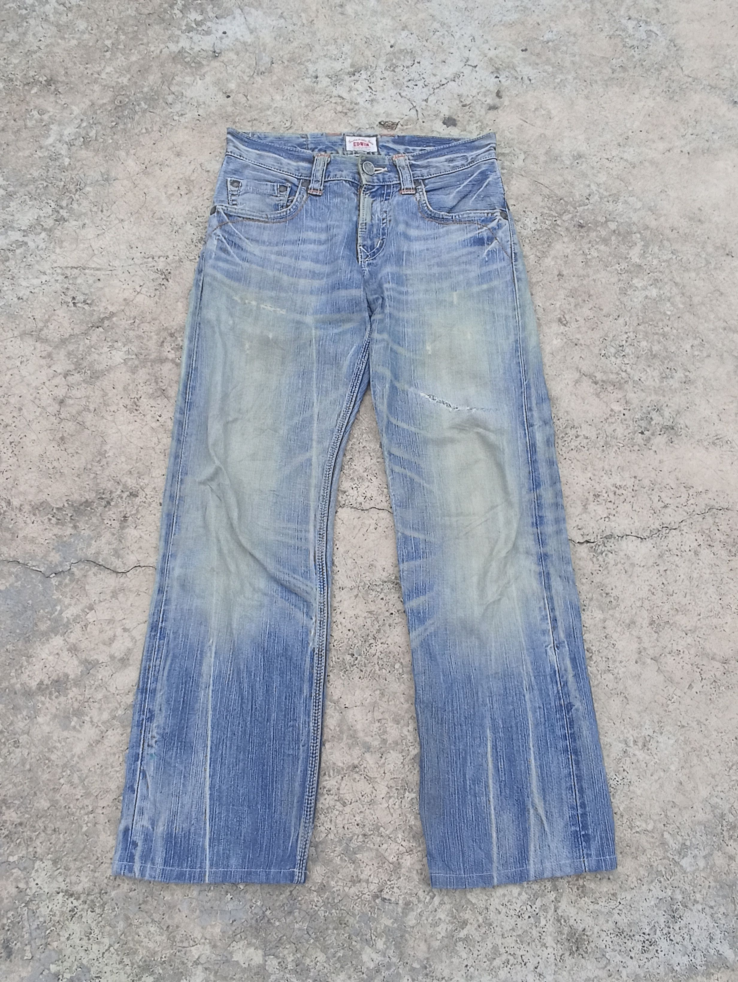 Edwin Vtg Edwin jeans washed LGB Street fashion Edwin Exclusive Size US 32 / EU 48 - 2 Thumbnail