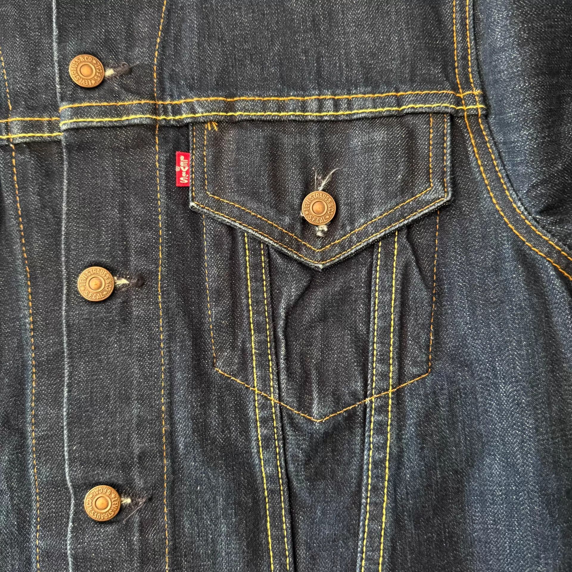 Levi's Levi's LVC 70505-0217 Type4 555 Factory Denim Jacket Size US S / EU 44-46 / 1 - 4 Thumbnail