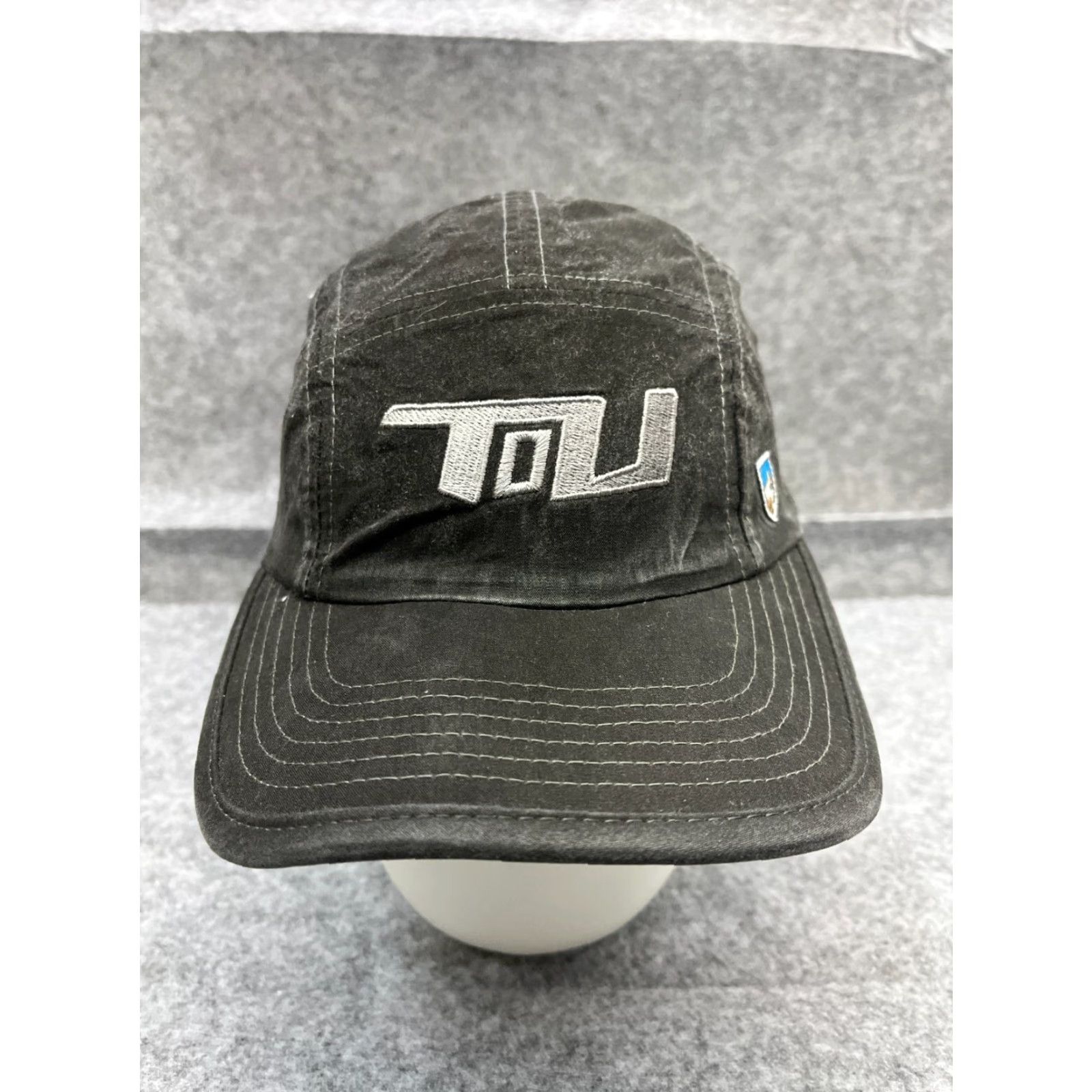 Vintage KÜHL Hat Cap Strap Back Adult One Size Gray Cotton Nylon Blend 5 Panel Camp Hat/Cap Men Trucker Hat Adjustable Lightweight Outdoor Casual Crewneck? Size ONE SIZE - 2 Thumbnail