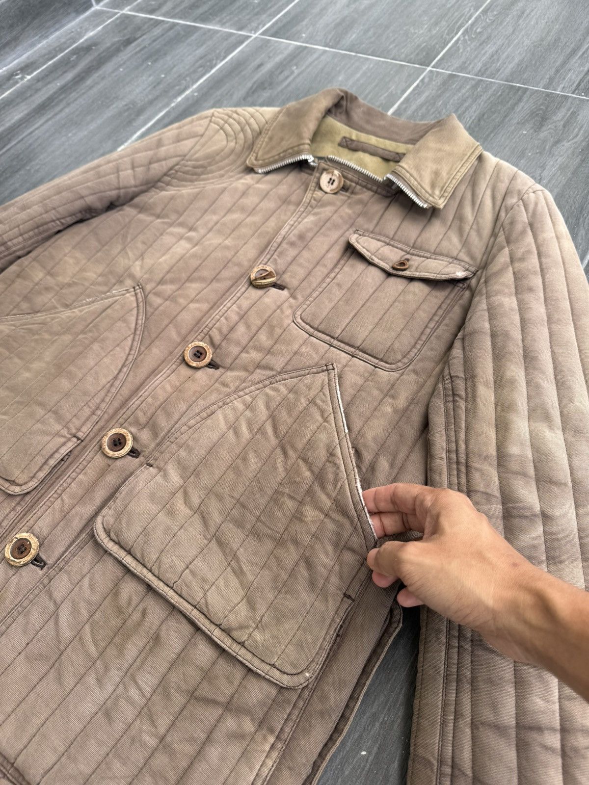 Maison MIHARA YASUHIRO SS04 Distress Maison Mihara Yasuhiro Survival/Hunting Jacket Size US S / EU 44-46 / 1 - 5 Thumbnail