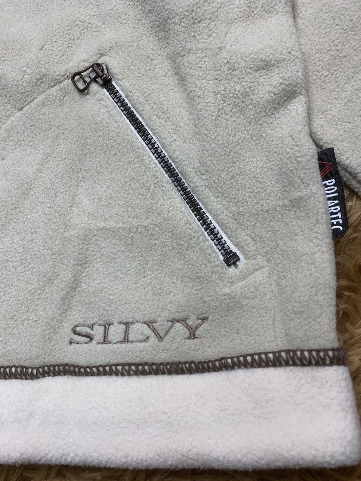 Vintage 90s Silvy Walking Fu Manchu Polartec Sweat Jacket Size US XL / EU 56 / 4 - 11 Thumbnail