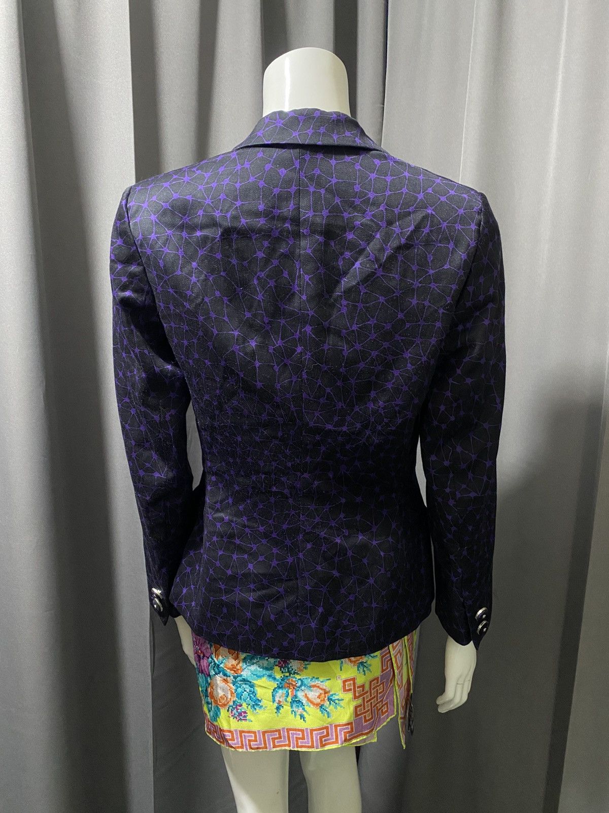 Versace Rare A/W 1996 Versace Couture Web Blazer Size M / US 6-8 / IT 42-44 - 4 Thumbnail