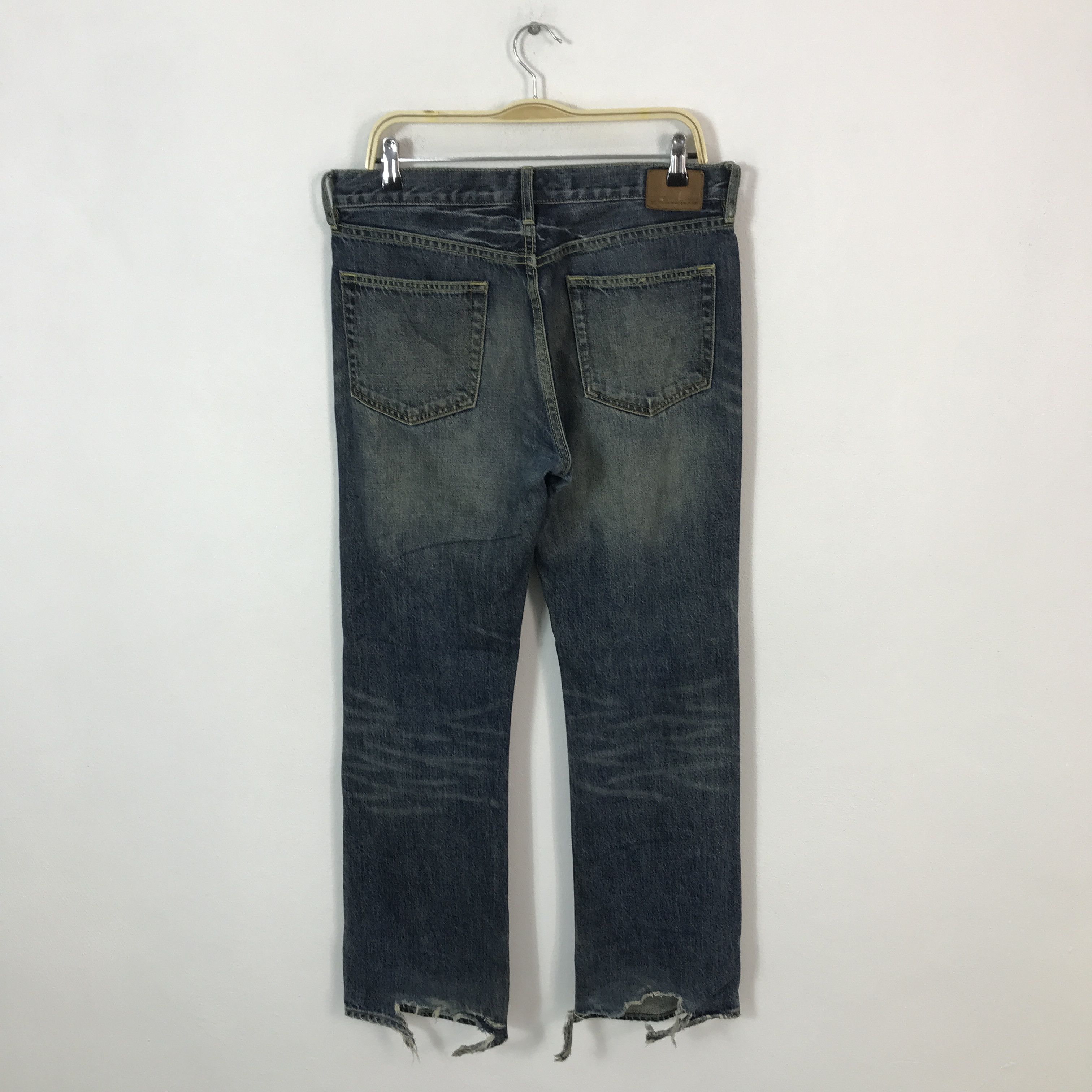 Gap Baggy gap distressed boot fit denim pants Size US 30 / EU 46 - 4 Thumbnail