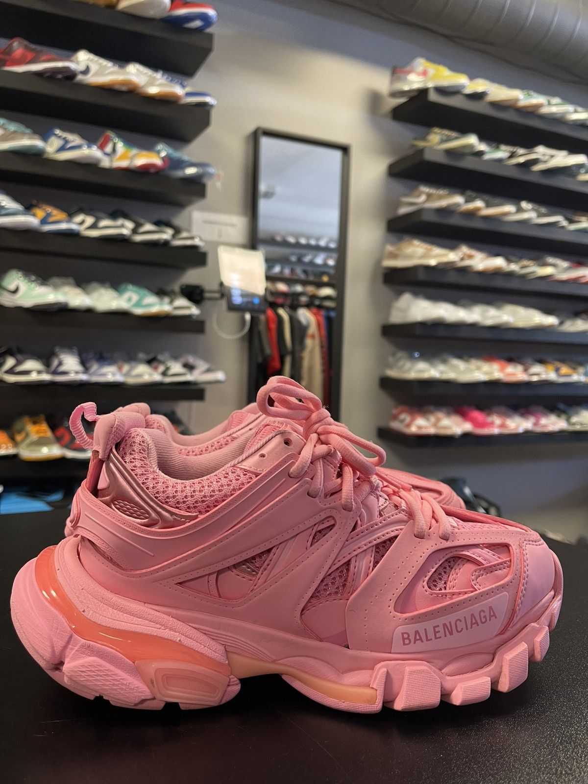 Balenciaga Size 6 - Balenciaga Track Trainer Pink Size US 6 / IT 36 - 3 Thumbnail