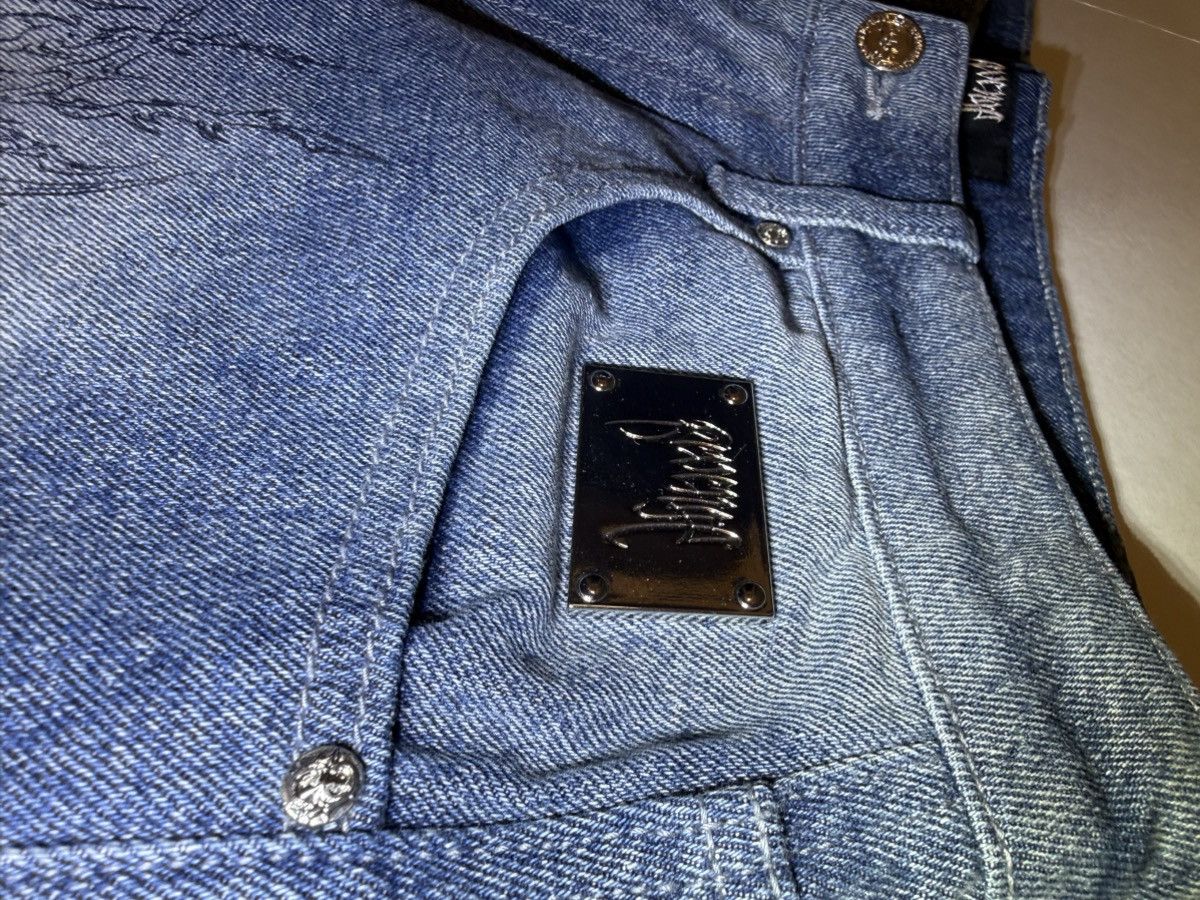 Revenge Revenge ARANEAE DENIM SHORTS VINTAGE INDIGO LARGE (32) Size US 32 / EU 48 - 4 Thumbnail