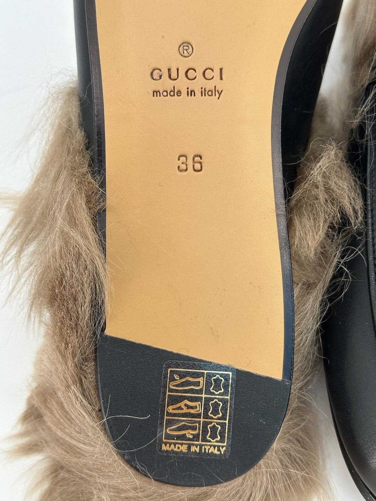 Gucci Size-IT-36/US-6 New Gucci Princetown Mules Woman's Size US 6 / IT 36 - 9 Thumbnail