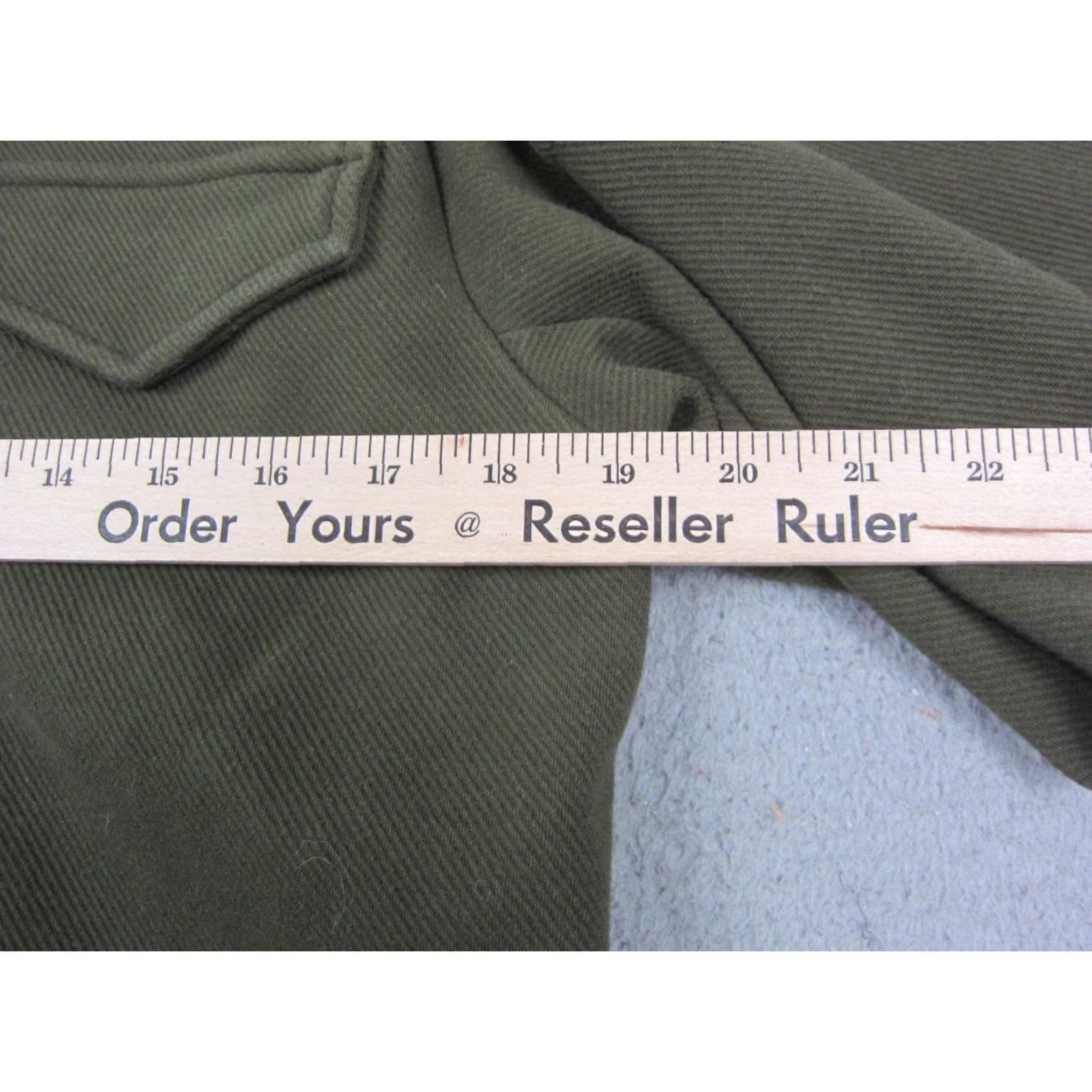 Banana Republic Banana Republic Jacket Womens M Olive Green Twill Pocket Boxy Size M / US 6-8 / IT 42-44 - 7 Thumbnail