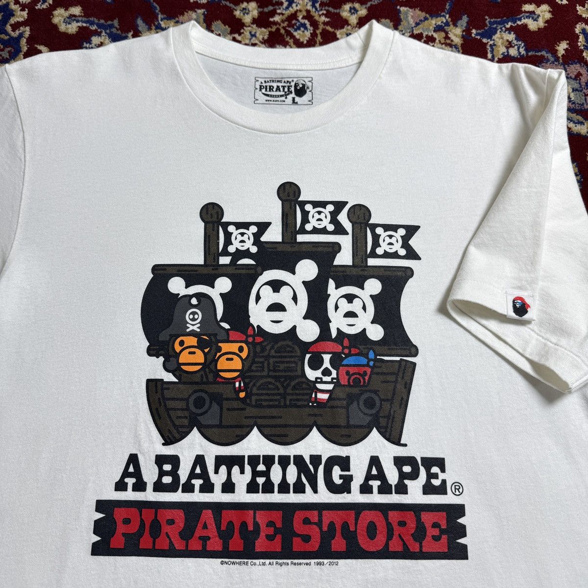 tシャツ MILO PIRATE TEE レディース PIRATE BABY MILO TEE | bapepirate.com