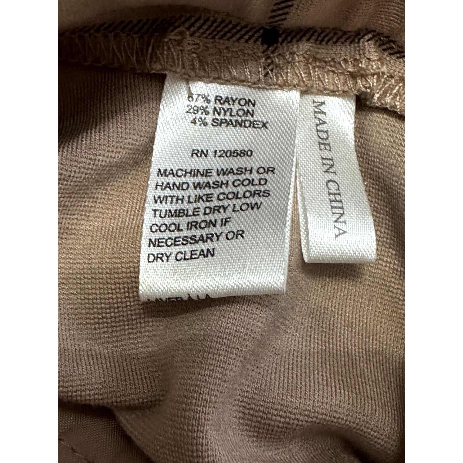 Other Amanda + Chelsea Pants Windowpane Ankle-Length Brown 14 NWOT Size 36" / US 14 / IT 50 - 9 Thumbnail