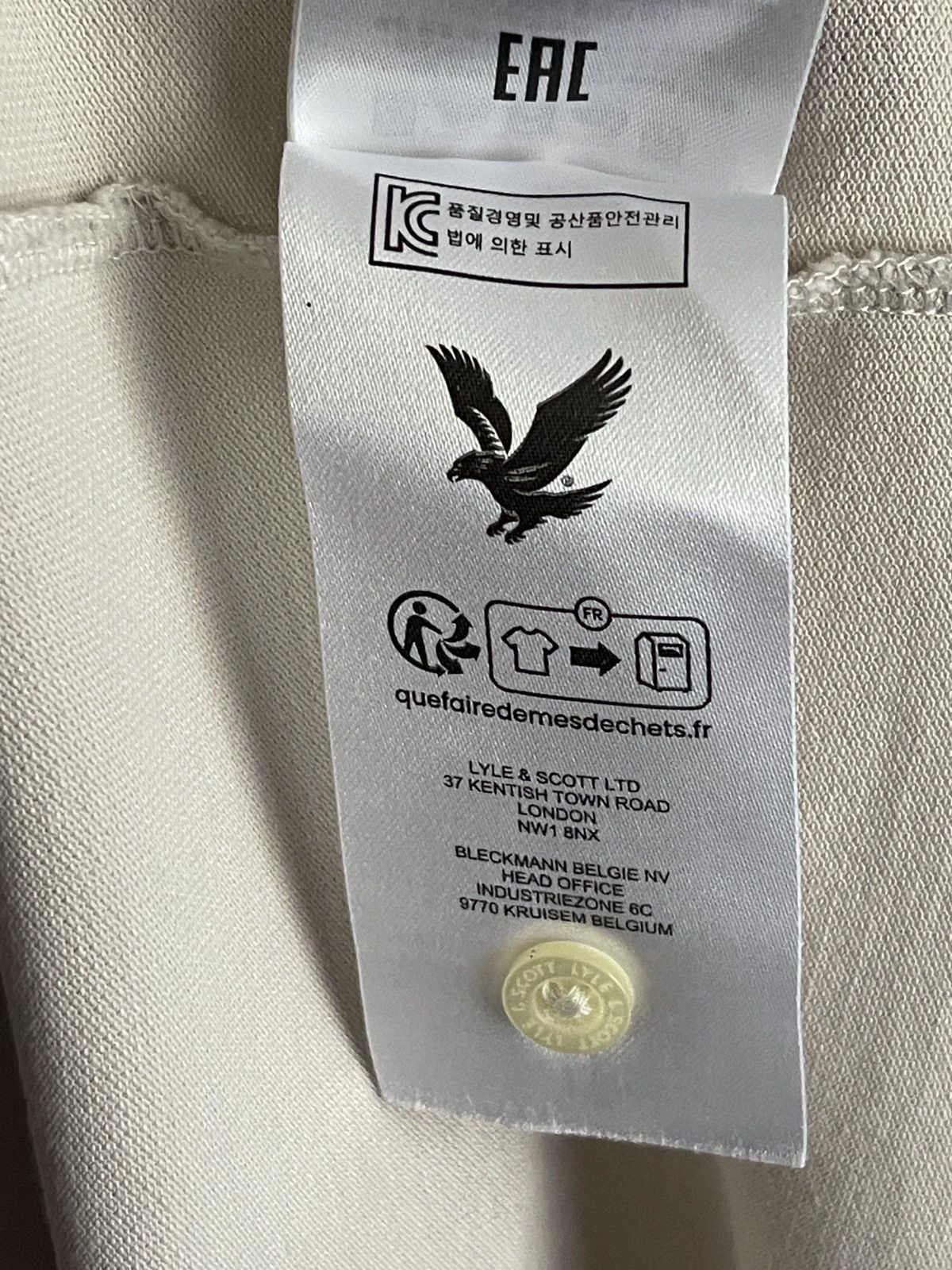 Lyle & Scott Lyle & Scott Golden Eagle Polo Shirt Size US XXL / EU 58 / 5 - 6 Thumbnail