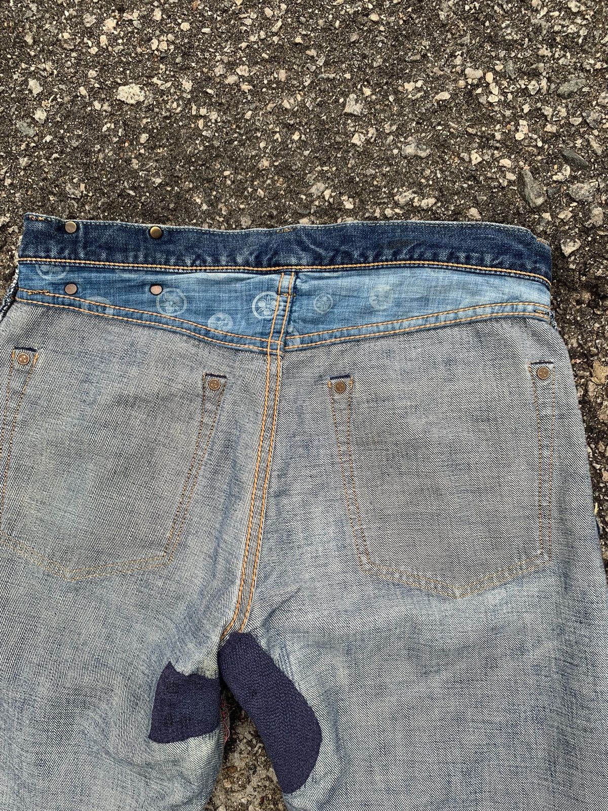 Japan Blue MOMOTARO ❌ JAPAN BLUE SELVEDGE DISTRESSED DENIM Size US 32 / EU 48 - 19 Thumbnail
