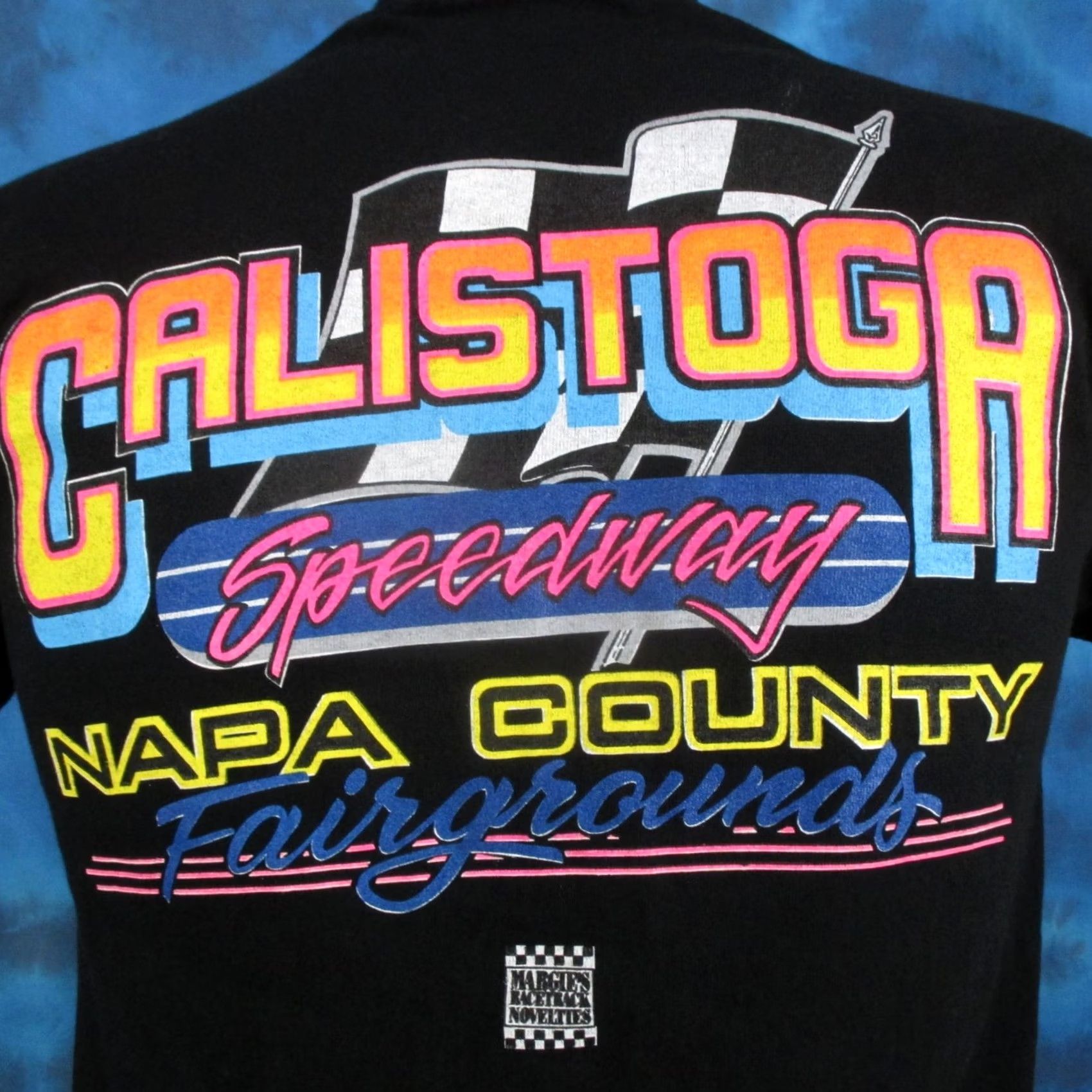Vintage vtg 90s CALISTOGA SPRINT CAR RACING T-Shirt SMALL single stitch world of outlaws Mens Shirt XS? Size US S / EU 44-46 / 1 - 5 Thumbnail