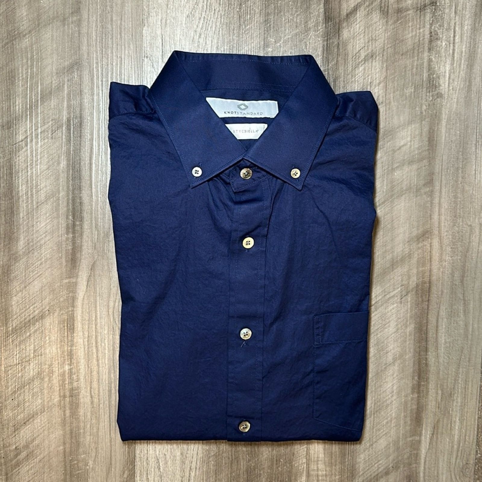 Other Knot Standard Style Biella Long Sleeve Button Down - LT Size US L / EU 52-54 / 3 - 1 Thumbnail