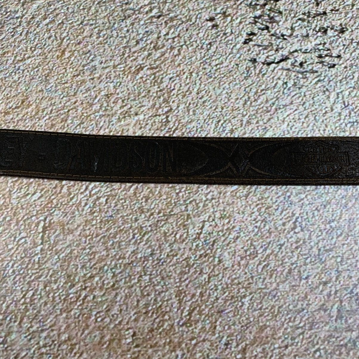 Vintage Vintage Harley Davidson Monogram Leather Belt Size ONE SIZE - 5 Thumbnail