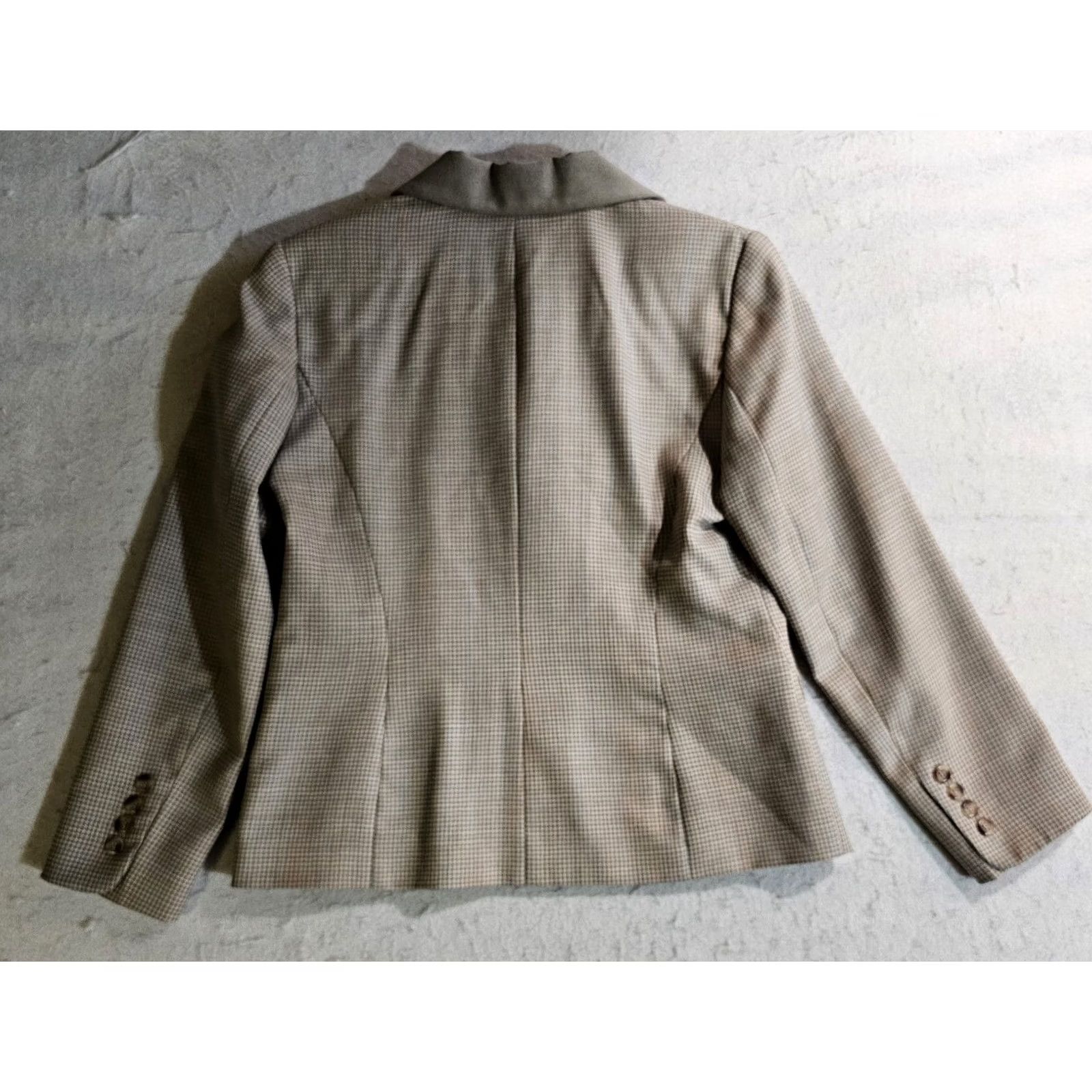 Pendleton VINTAGE Pendleton Petite Virgin Wool Blazer Jacket Women's Size 8 Beige Size L / US 10 / IT 46 - 7 Thumbnail