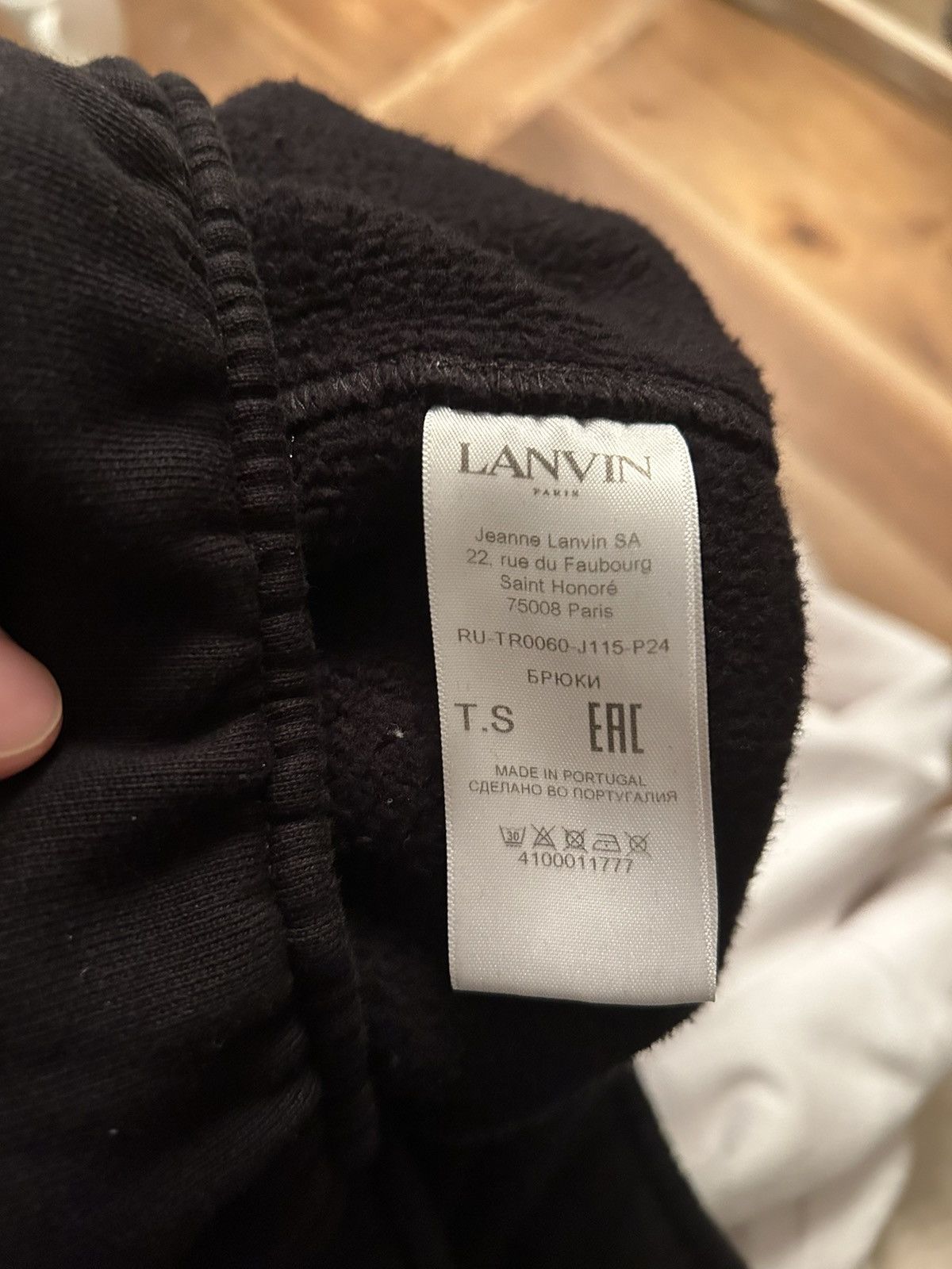 Future × Lanvin Rare Lanvin X Future black sweat pants Size US 34 / EU 50 - 9 Thumbnail