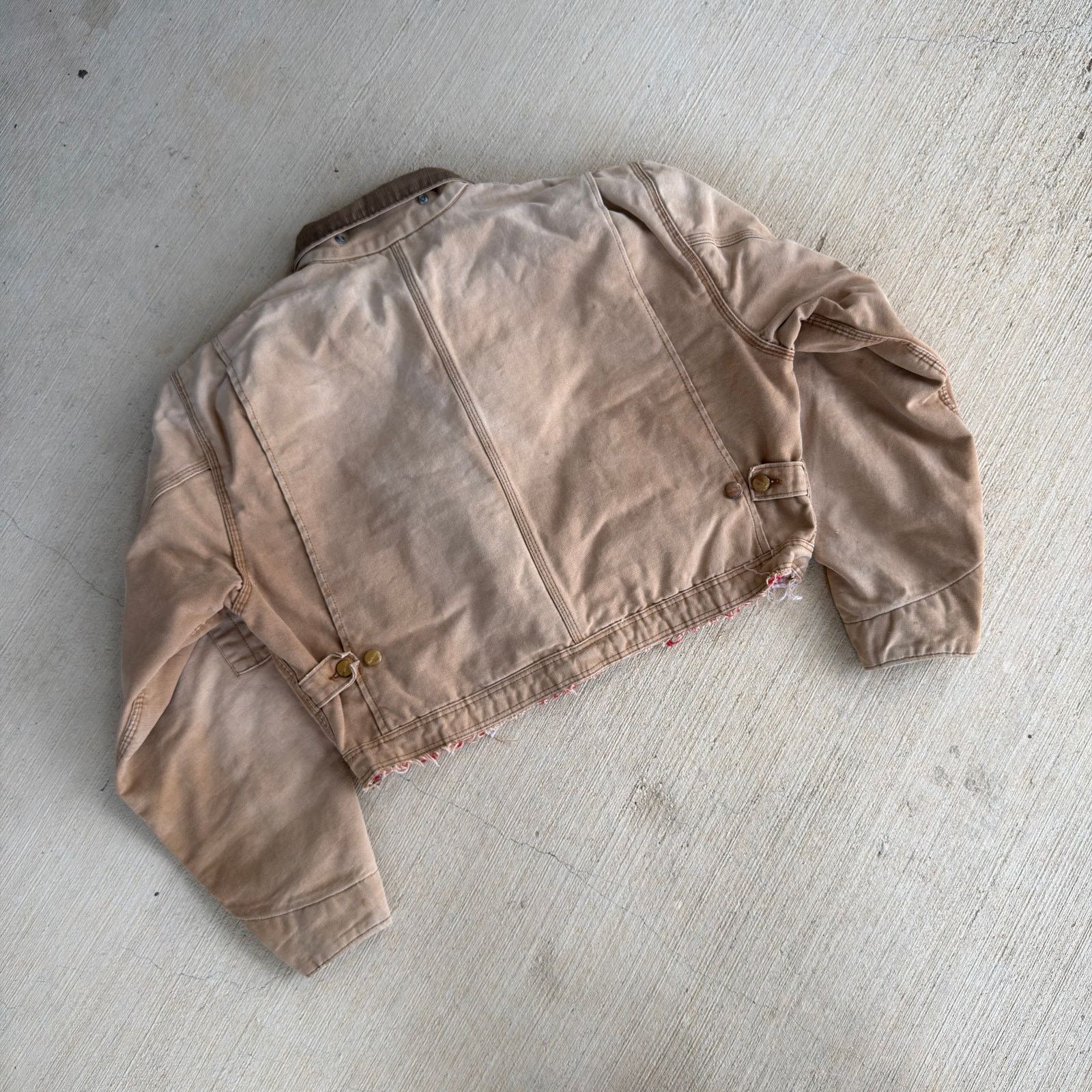 Carhartt × Vintage Carhartt brown cropped Detroit style work wear jacket Size US S / EU 44-46 / 1 - 7 Thumbnail