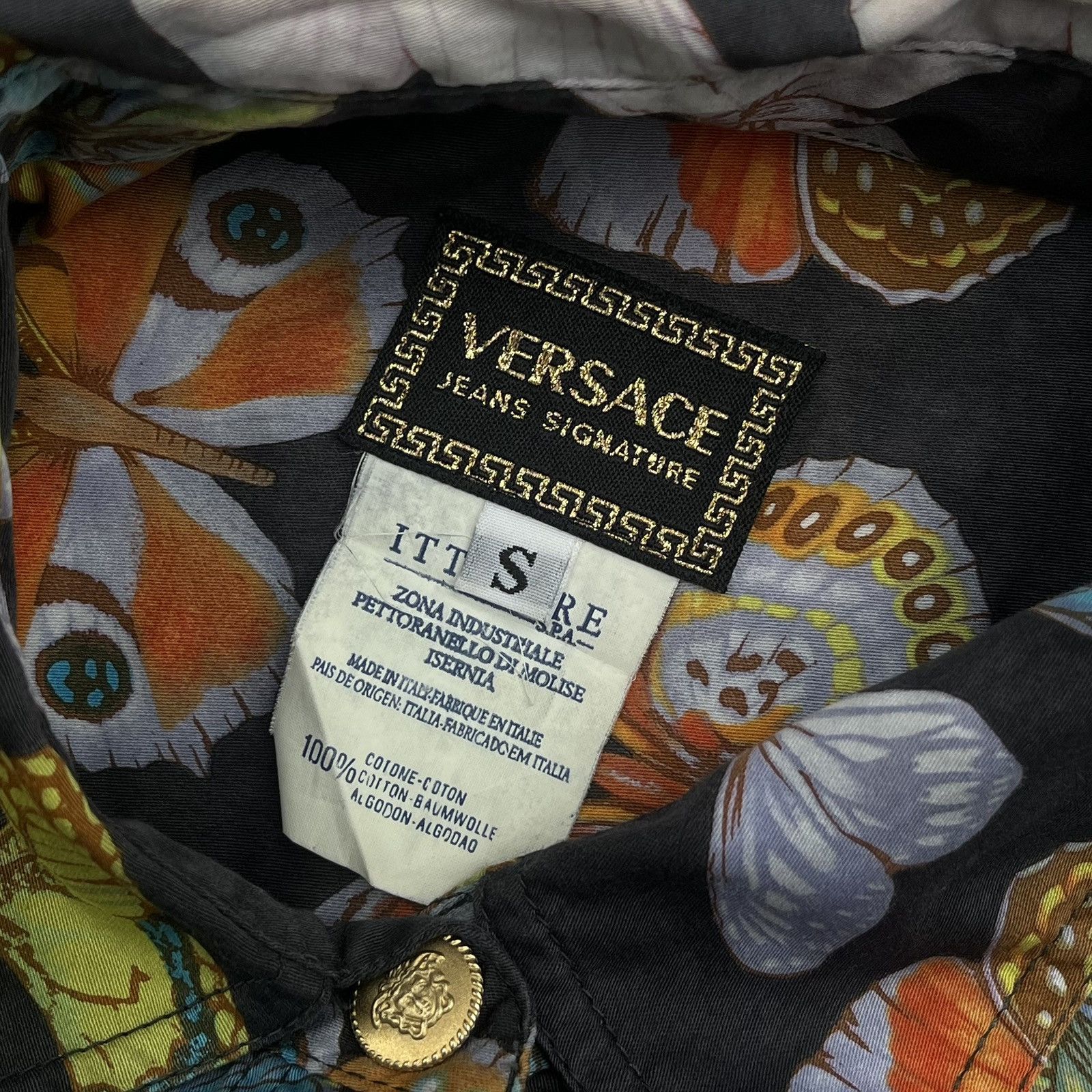Versace Jeans Couture 90’s Archival Versace Jeans Couture Butterfly Print Size S / US 4 / IT 40 - 4 Thumbnail