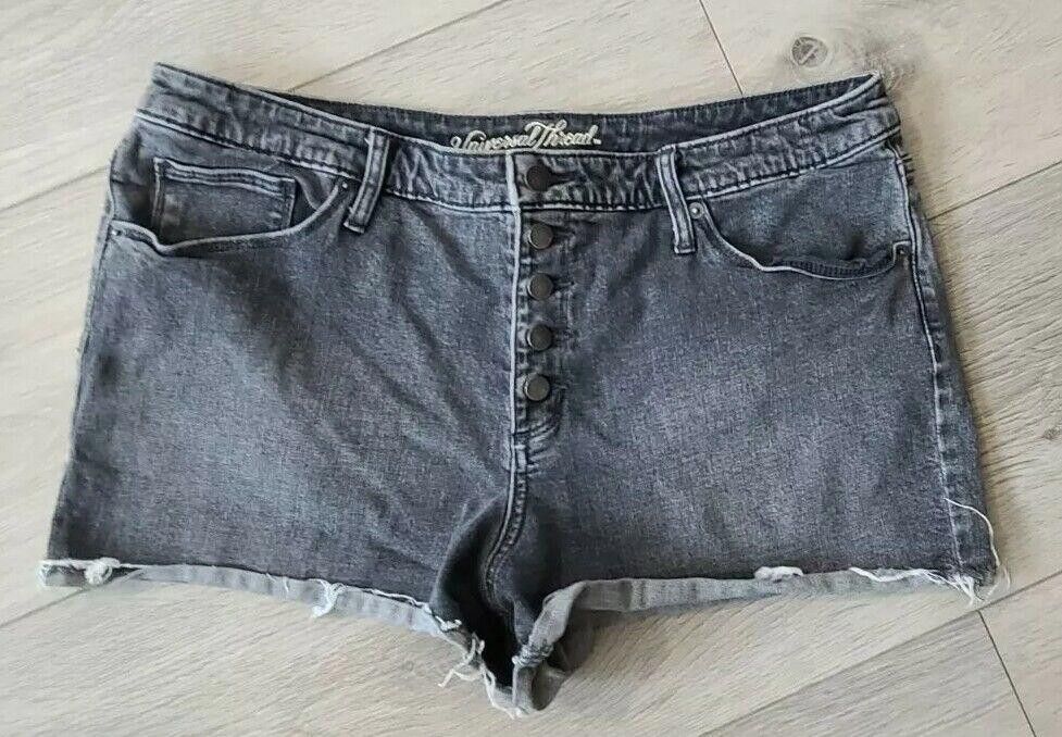 Designer Universal Thread Jean Shorts 12 High Rise Shortie New 33 Size 34" / US 12 / IT 48 - 1 Thumbnail