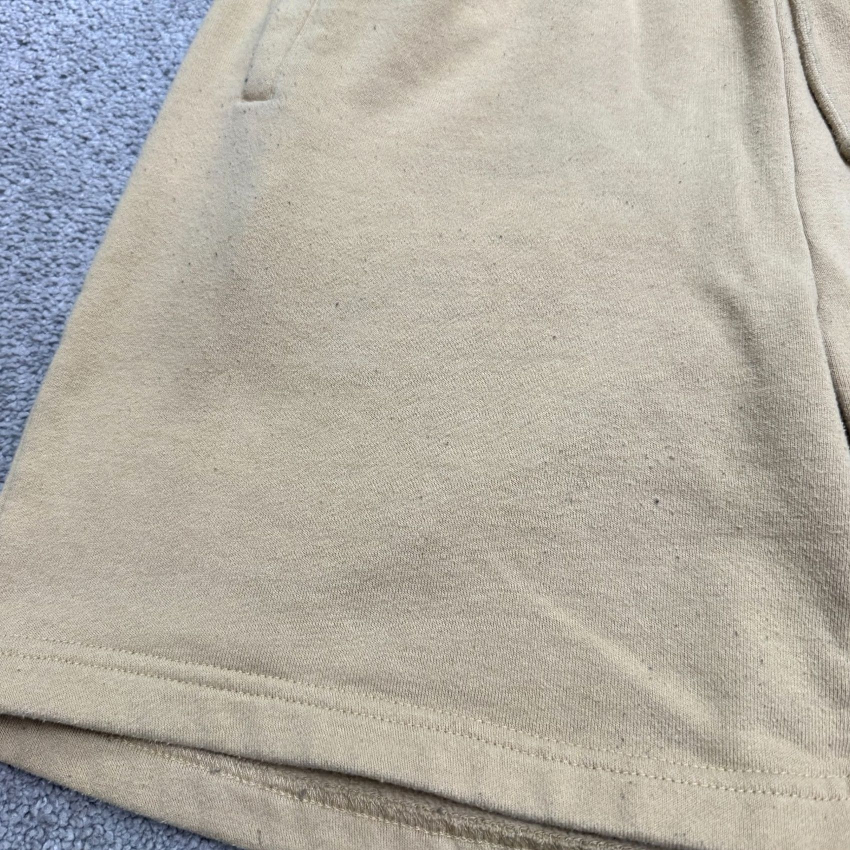 Vintage Shaka Wear Sweat Shorts Mens Large Brown Fleece Casual Streetwear Essentials Classic Tan Size US 33 - 5 Thumbnail