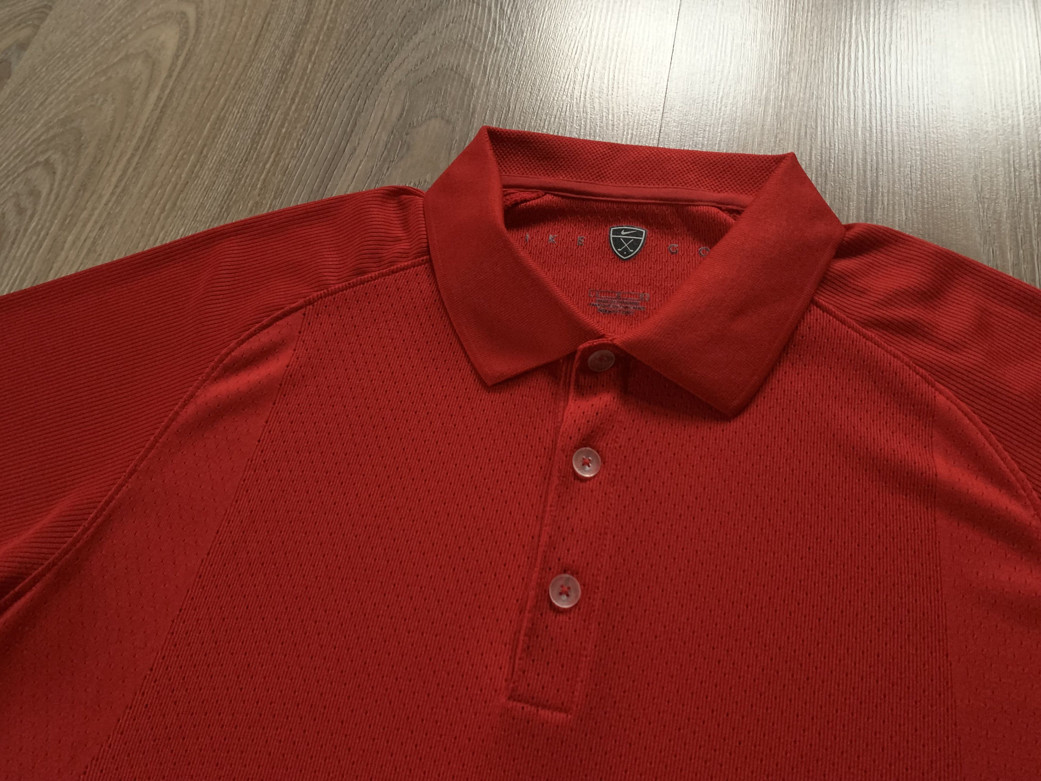 Nike Mens Nike Red Golf Polo Shirt Fit Dry Size US L / EU 52-54 / 3 - 4 Thumbnail
