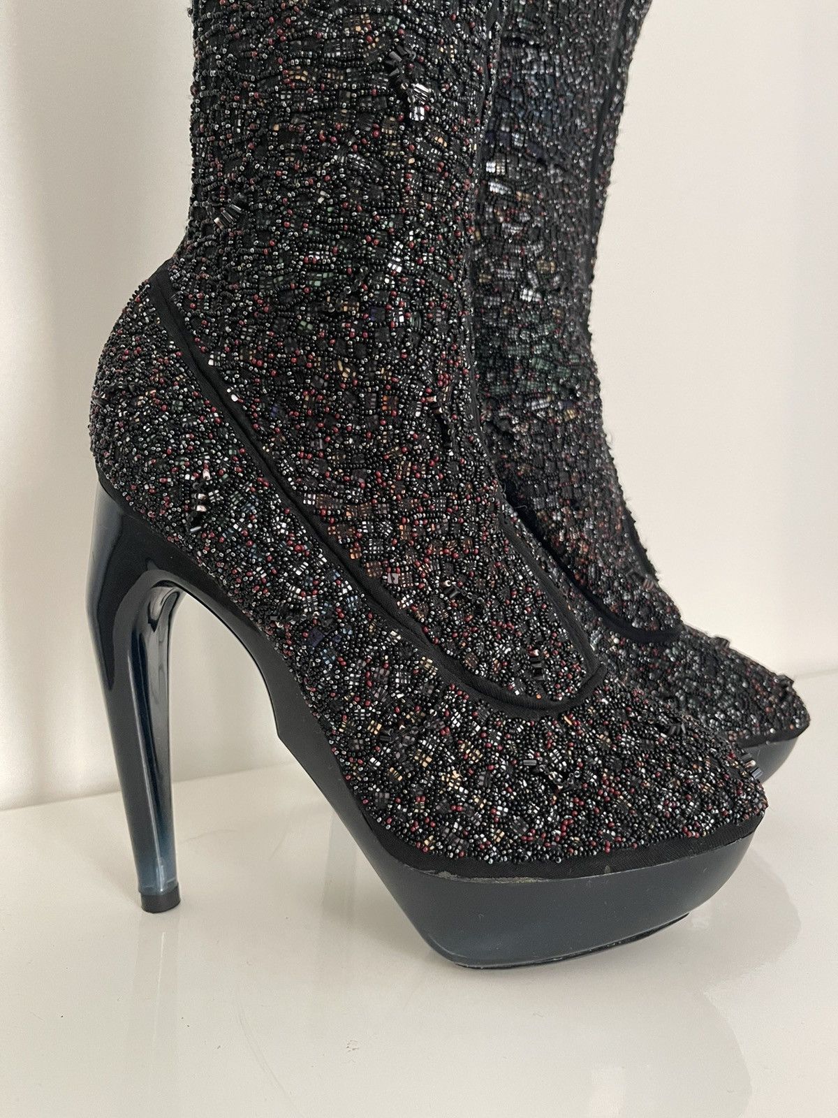 Jil Sander Jil Sander by Raf Simons embroidered sample boots size 39 Size US 9 / IT 39 - 2 Thumbnail