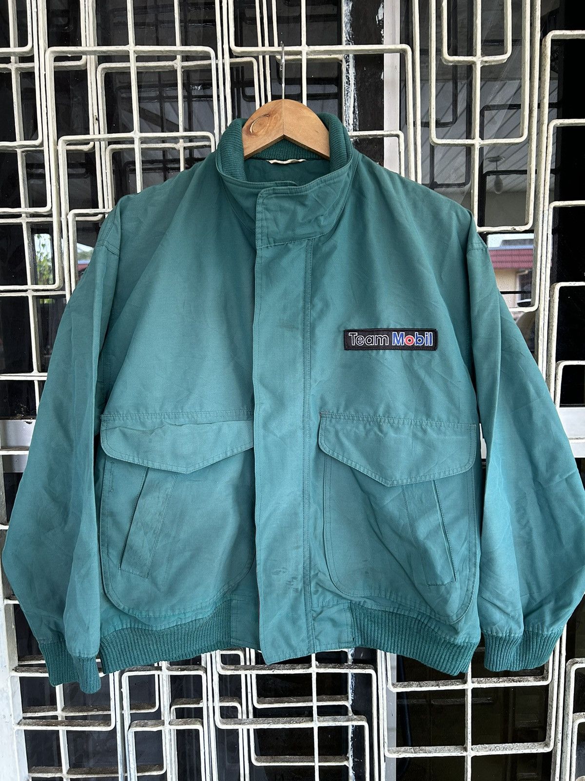 Vintage 💥 VINTAGE TEAM MOBIL JACKET Size US L / EU 52-54 / 3 - 1 Thumbnail