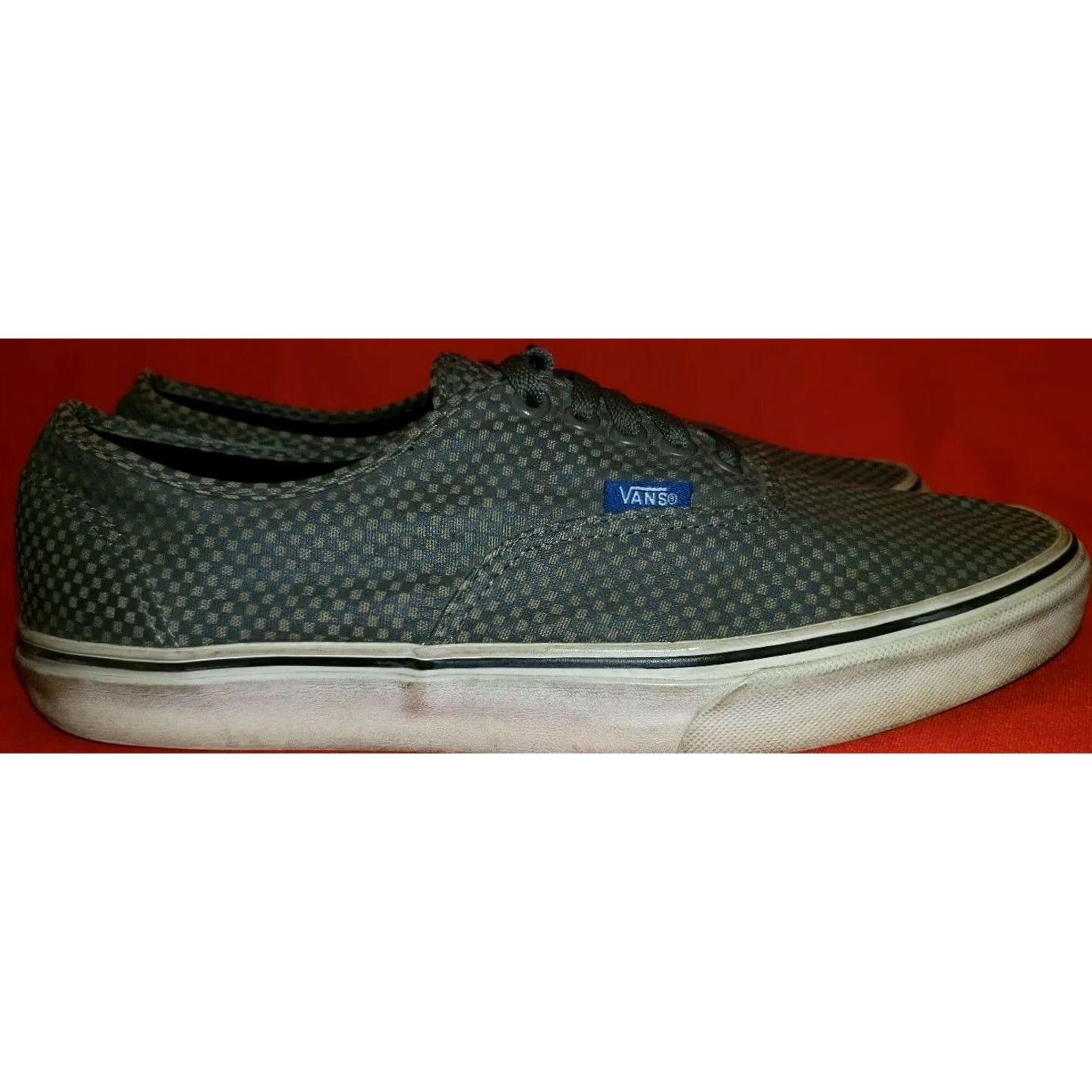 Vans VANS Men's Casual Sneakers Size 11M Gray Two-Tone Small Checkerboard Pattern Shoes Size US 11 / EU 44 - 5 Thumbnail