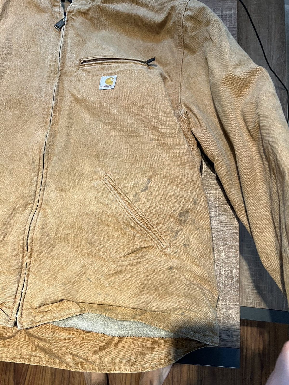 Carhartt Carhartt J230 BRN Jacket Men's XL Tall Canvas Quilt Lined Size US XL / EU 56 / 4 - 2 Thumbnail