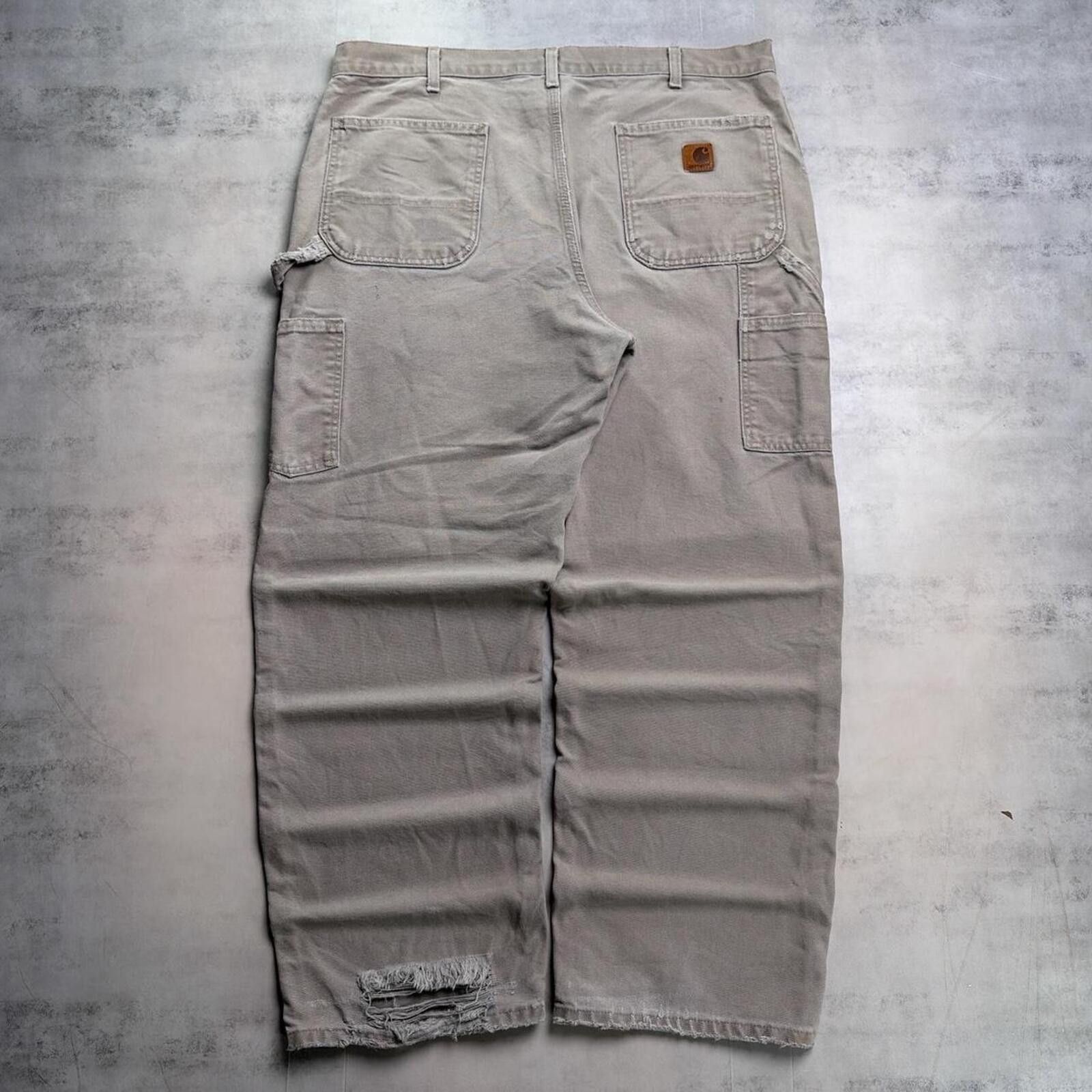 Y2K Brown Carhartt Carpenter Baggy Skater Workwear Pants