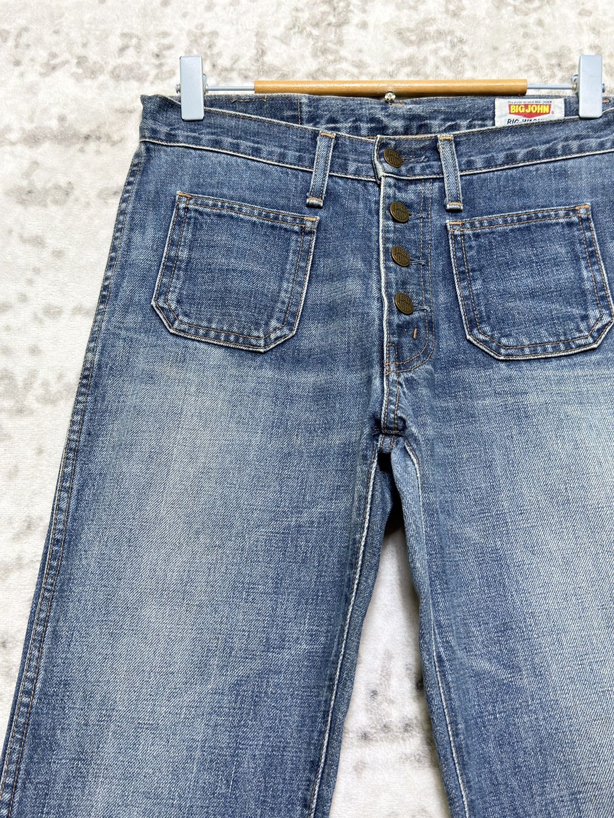 Big John Vintage Big John Bush Pant Flare Jeans Japan Bell Bottom Size US 29 - 4 Thumbnail