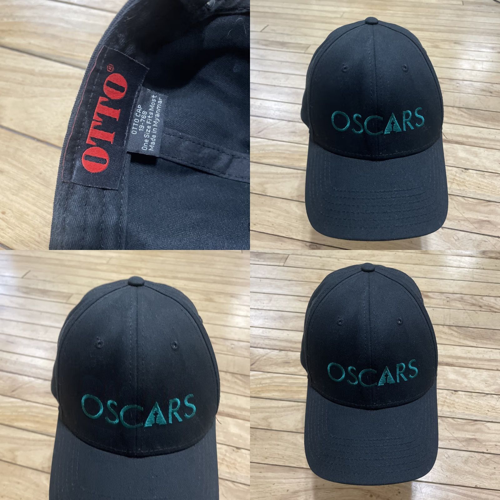 Vintage Oscars Academy Awards 2024 Hat Basebal l Cap Black Green Otto Adjustable Men's One Size Canvas Casual Movie Hollywood Oscar Theme Size ONE SIZE - 9 Thumbnail