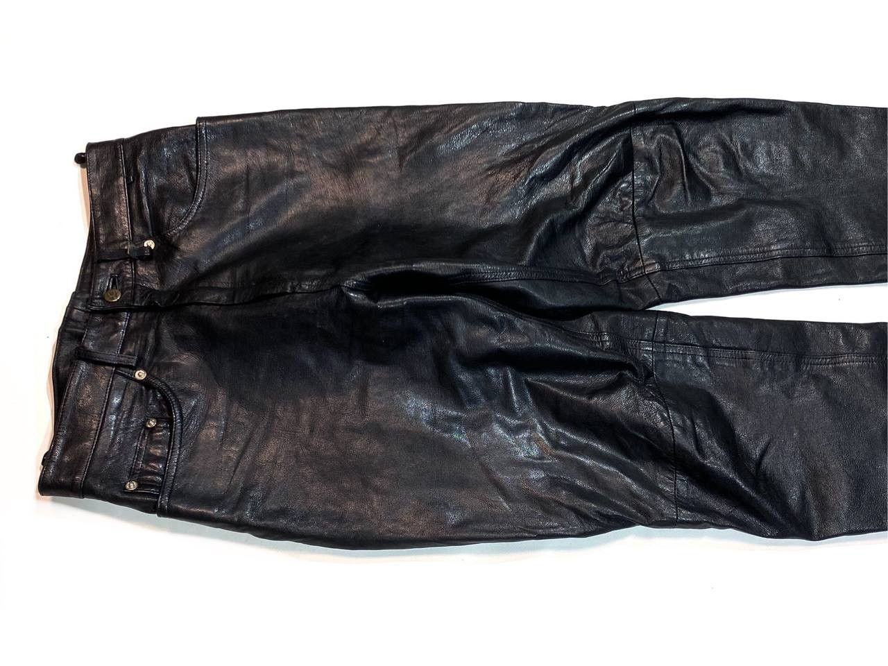 Leather × Vintage Apollo Racing Moto Leather Pants Vintage Size US 30 / EU 46 - 5 Thumbnail