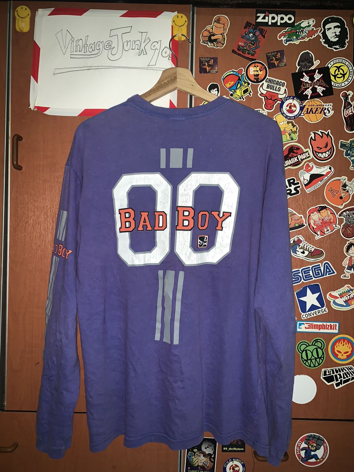 Vintage Vintage 90’s BAD BOY T-shirt LONG SLEEVE Size US M / EU 48-50 / 2 - 1 Thumbnail
