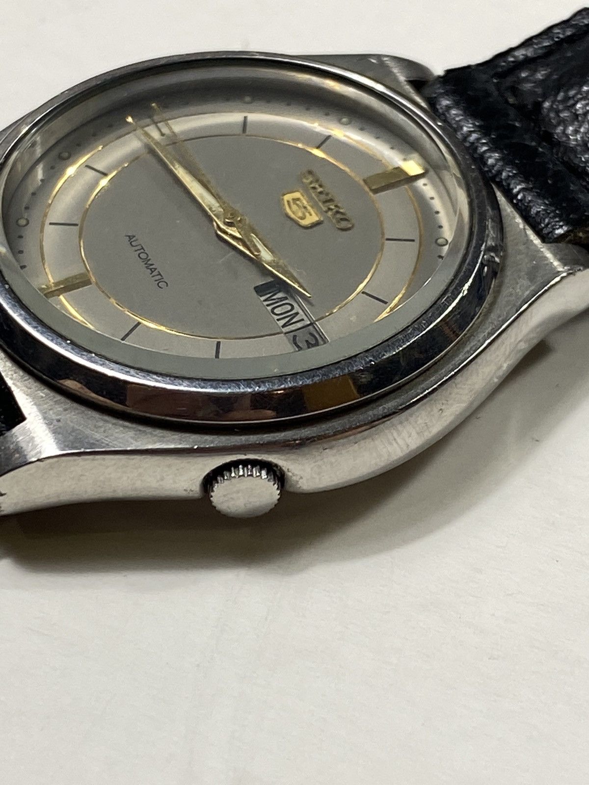 Seiko × Vintage Seiko 5 Automatic Watch - Stainless Steel Size ONE SIZE - 7 Thumbnail