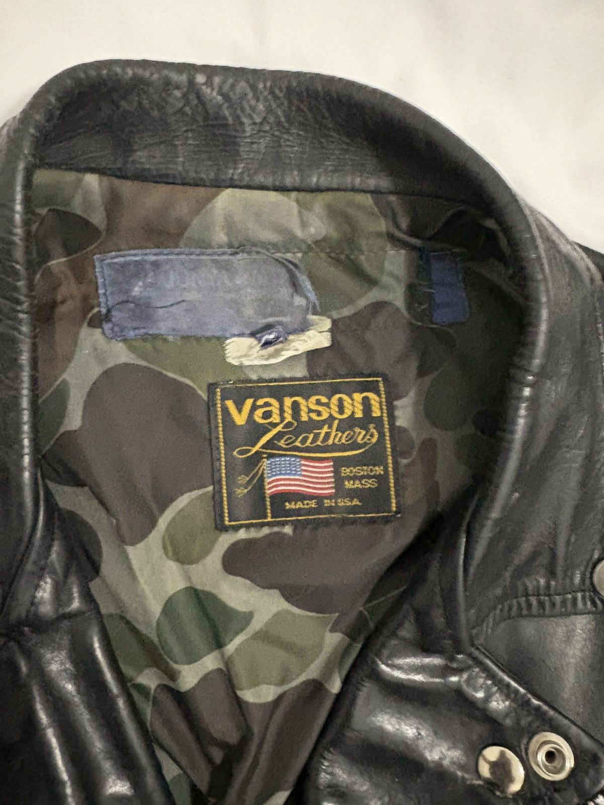 Junya Watanabe × Vanson Leathers AW2007 Junya Watanabe x Vanson Leather Perfecto Jacket Size US S / EU 44-46 / 1 - 4 Thumbnail