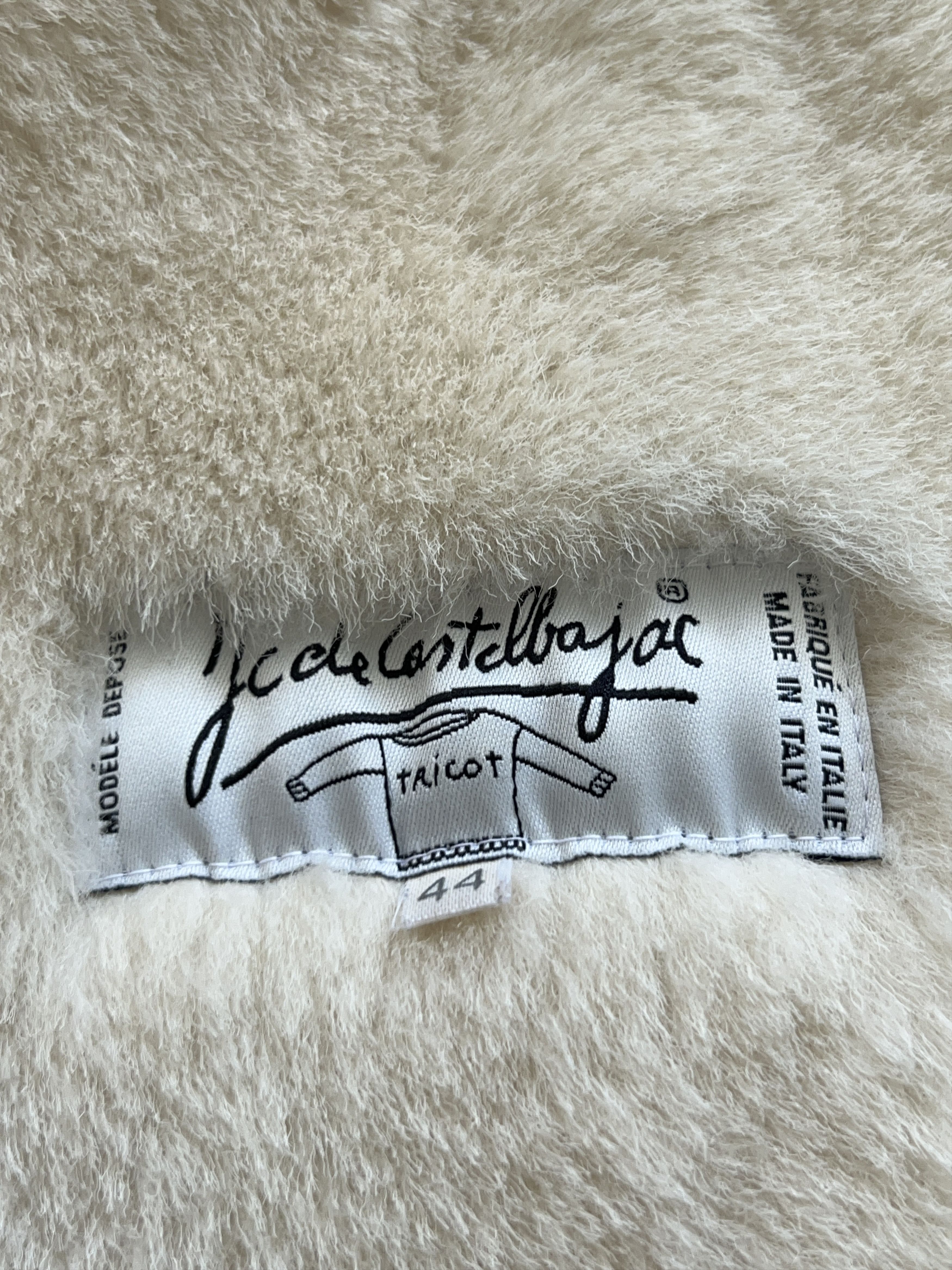 Designer × Jean Charles De Castelbajac Unique Castelbajac Tricot Sheepskin Coat Jacket Shearling Size M / US 6-8 / IT 42-44 - 15 Thumbnail