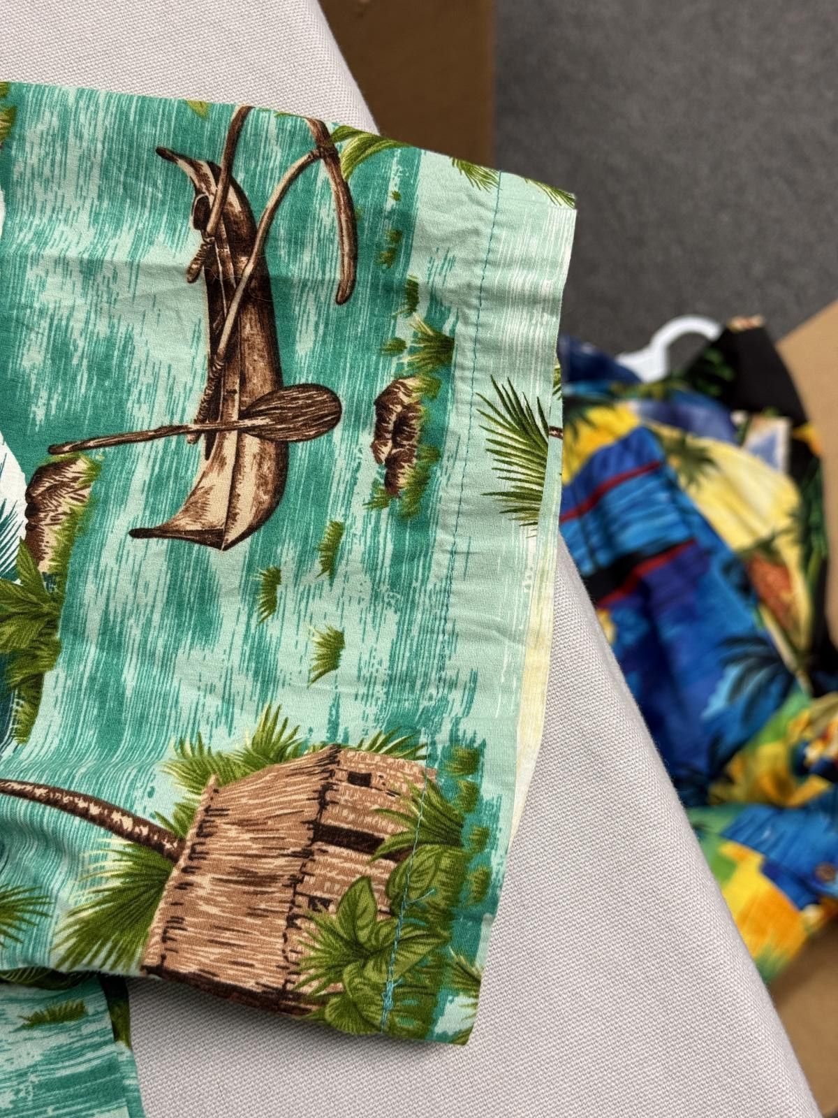 Other Blue Hawaii Mens Outrigger Hawaiian Shirt Made in Hawaii XL Size US XL / EU 56 / 4 - 4 Thumbnail