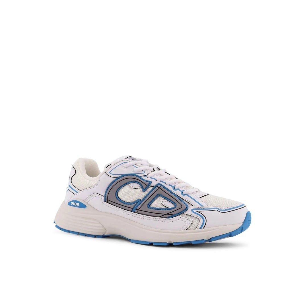 Dior DIOR B30 Countdown $1250 White/Light Blue Sneakers New & Aut Size US 11 / EU 44 - 2 Thumbnail