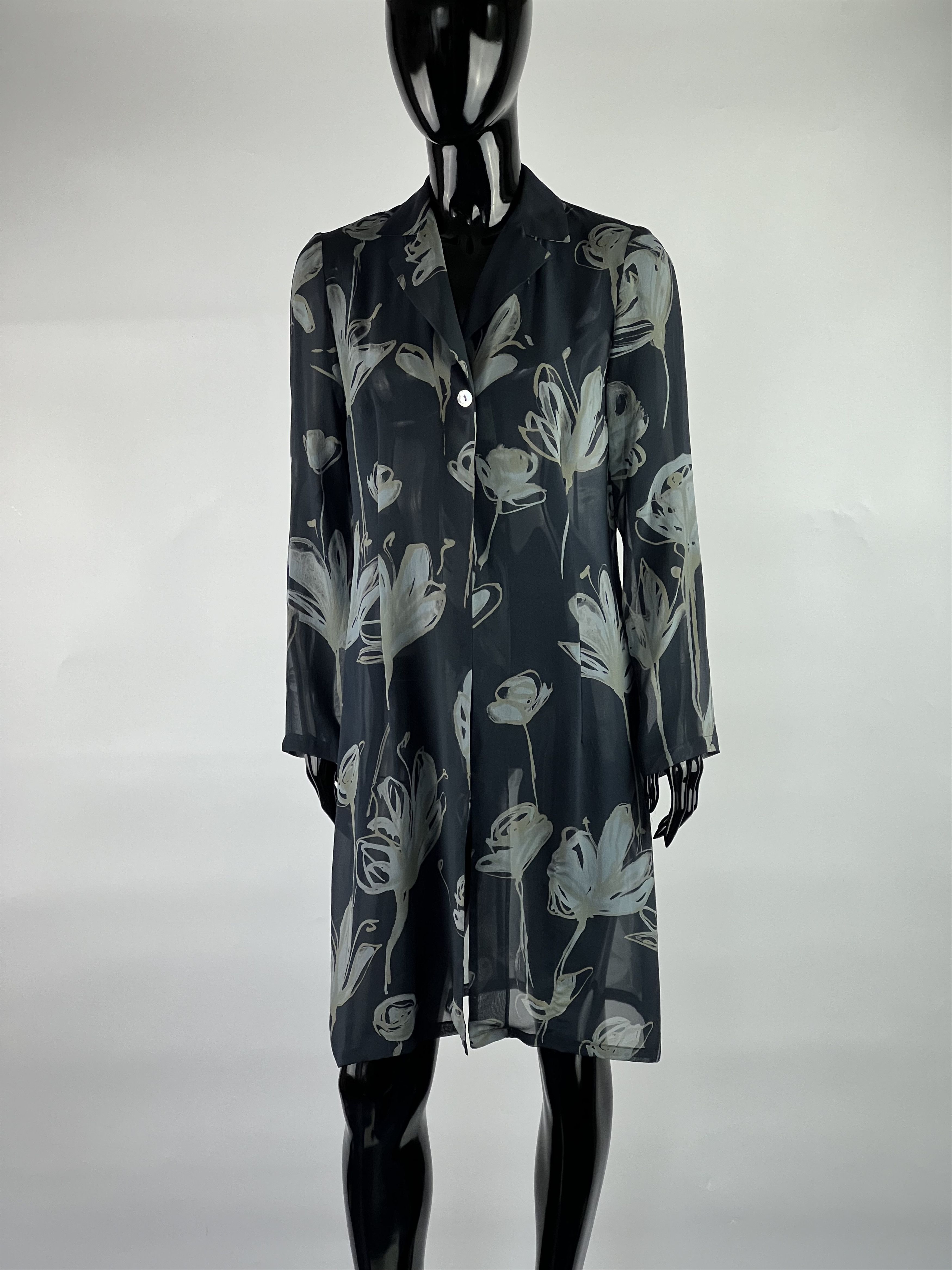 Gerard Darel × SikSilk × Vintage Gerard Darel Silk Blouse Floral Print Size 36 Size XS / US 0-2 / IT 36-38 - 1 Thumbnail