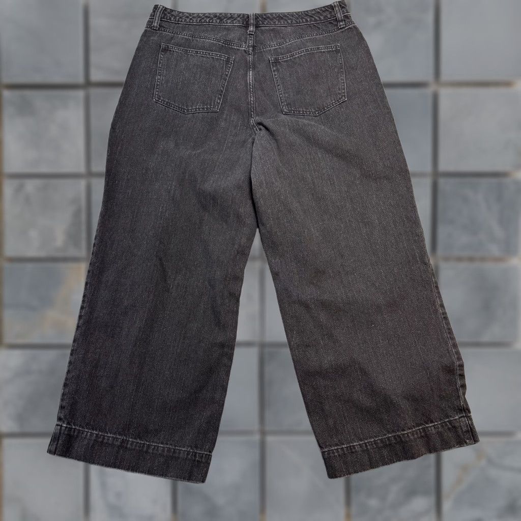 Vintage Universal Thread Jeans Womens 17 S Black Wash High Rise Wide-Leg Baggy Relaxed Jeans Womens 17 Black Wash High Rise Wide-Leg Baggy Relaxed Size 25" / US 0 / IT 36 - 1 Thumbnail