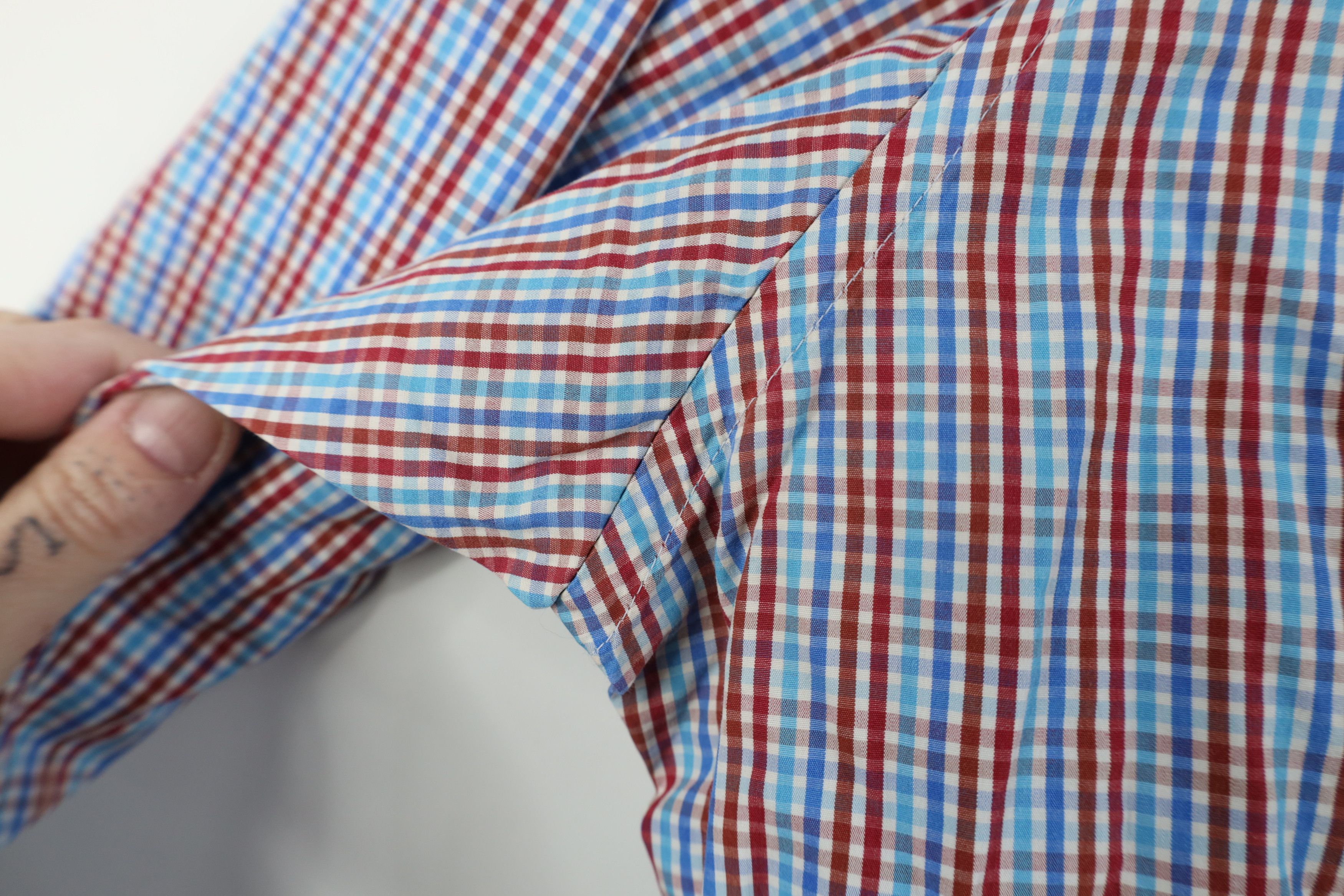 Peter Millar Peter Millar Collared Button Down Shirt Plaid Cotton Size US L / EU 52-54 / 3 - 8 Thumbnail