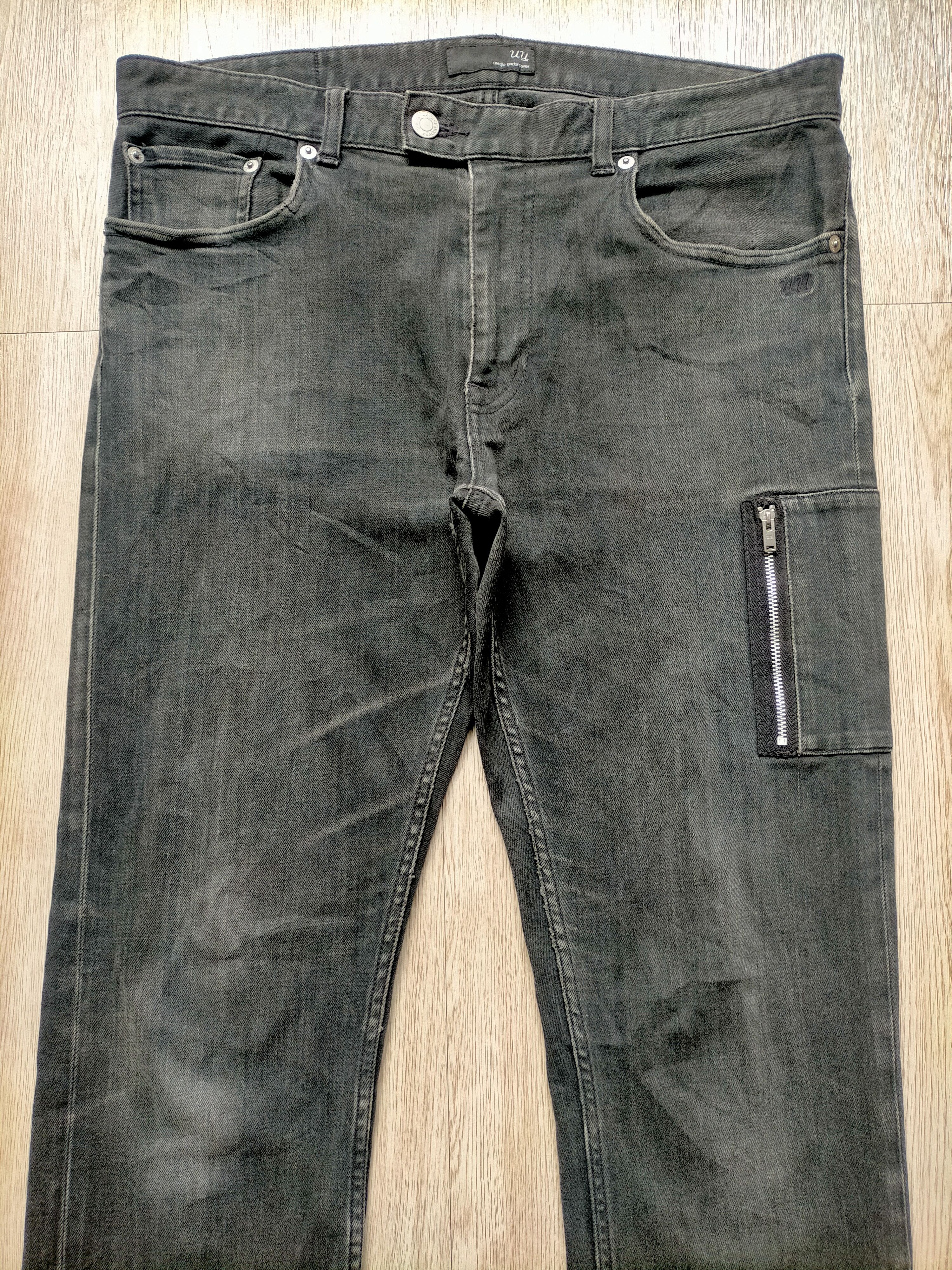 Undercover Undercover Uniqlo Black Skinny Jeans Size US 33 - 3 Thumbnail