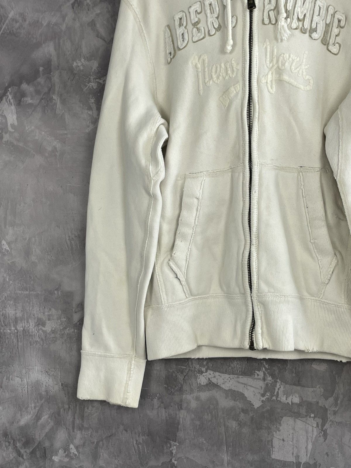 Abercrombie & Fitch Abercrombie Zip Up Hoodie LGB Style Size M / US 6-8 / IT 42-44 - 5 Thumbnail
