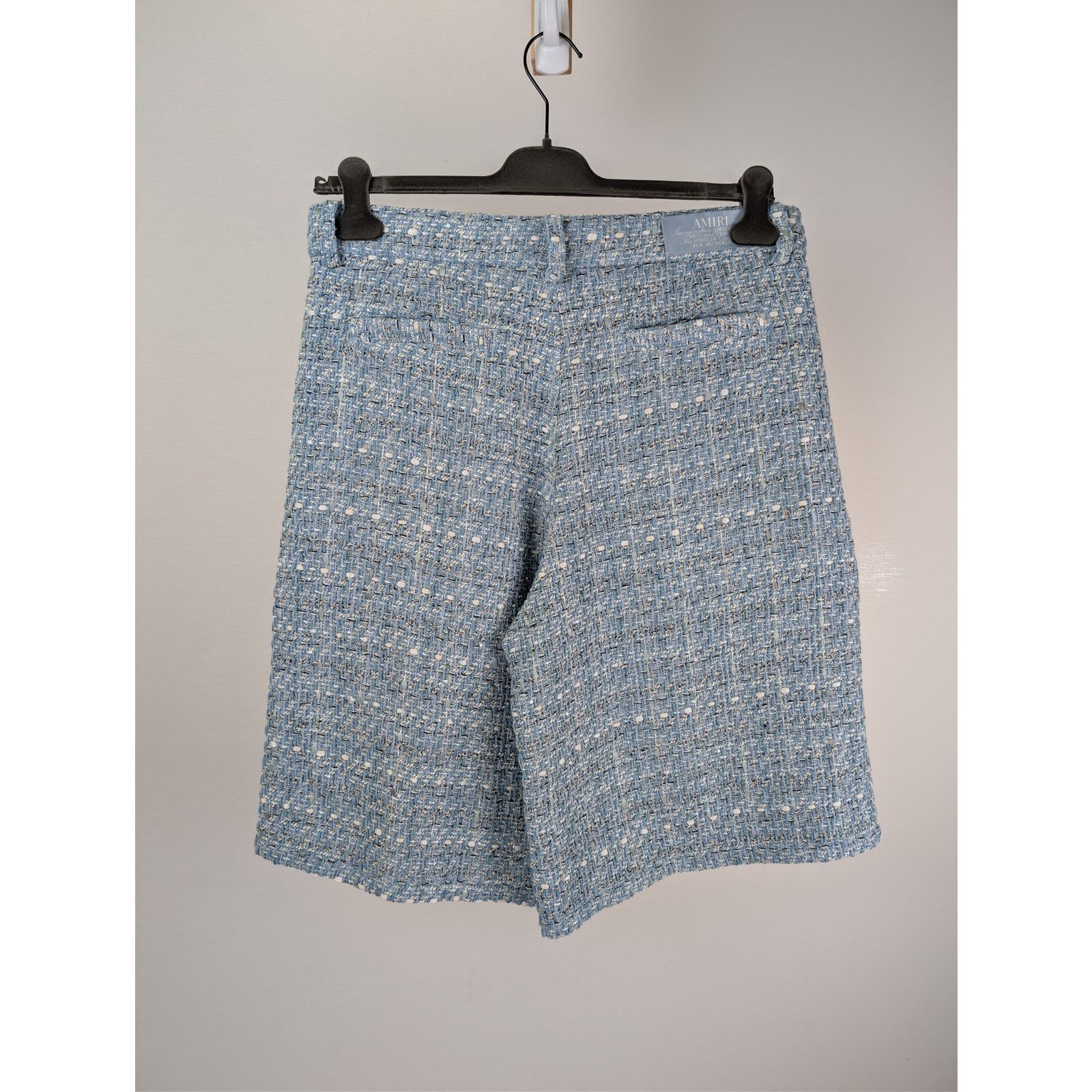 Amiri o1rshd1 Boucle Shorts Short in Ashley Blue Size US 34 / EU 50 - 15 Thumbnail