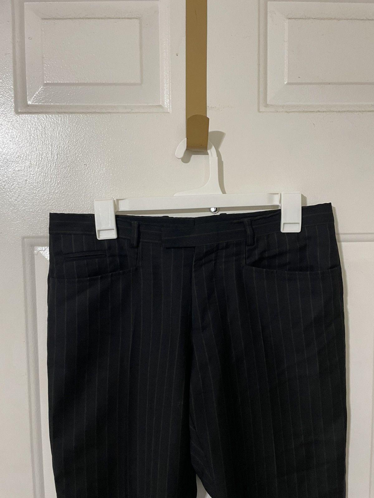 Gucci Striped wool Cropped pants Size US 32 / EU 48 - 2 Thumbnail
