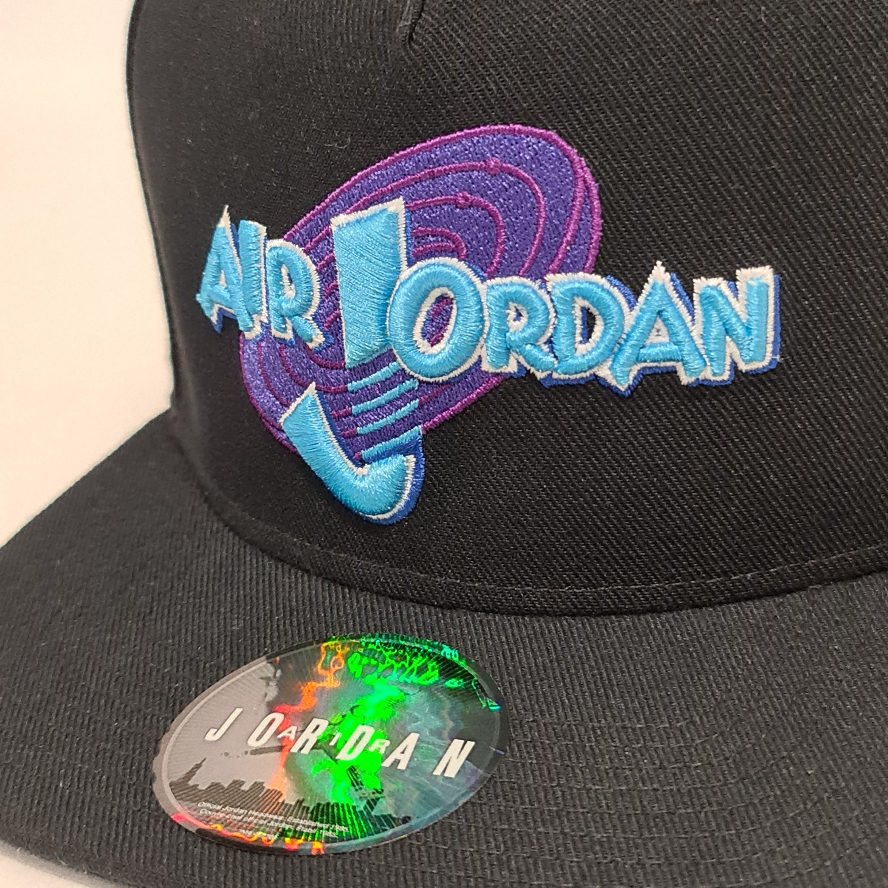 Jordan Brand Jordan Cap Snapback 'Air Jordan Space Jam' Black Size ONE SIZE - 6 Thumbnail