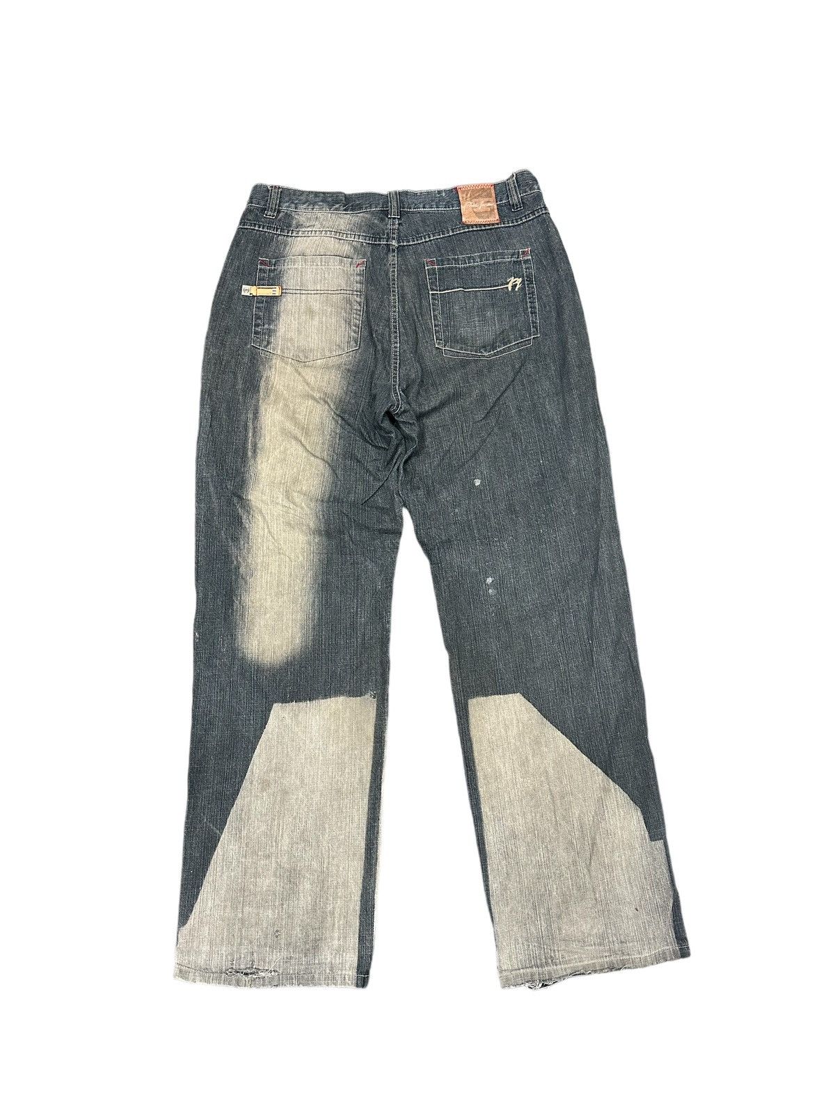 Ecko Unltd. Rare Vintage Y2K PHAT FARM Acid Wash Effects Baggy Jeans Size US 38 / EU 54 - 5 Thumbnail