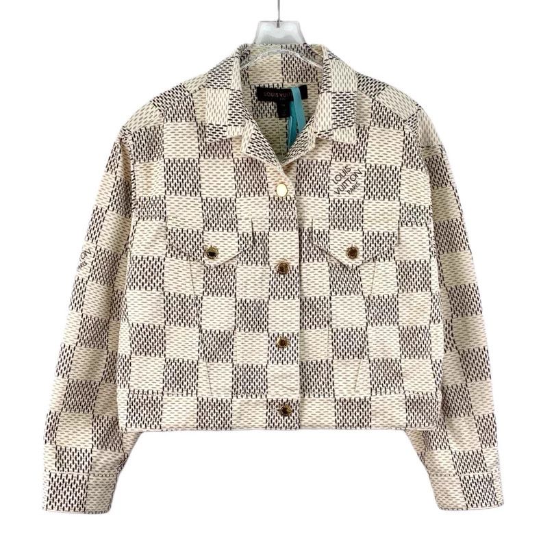 Louis Vuitton LW0028 Louis Vuitton 2022 Color Block Sleeve Denim Jacket, Size XS / US 0-2 / IT 36-38 - 1 Thumbnail