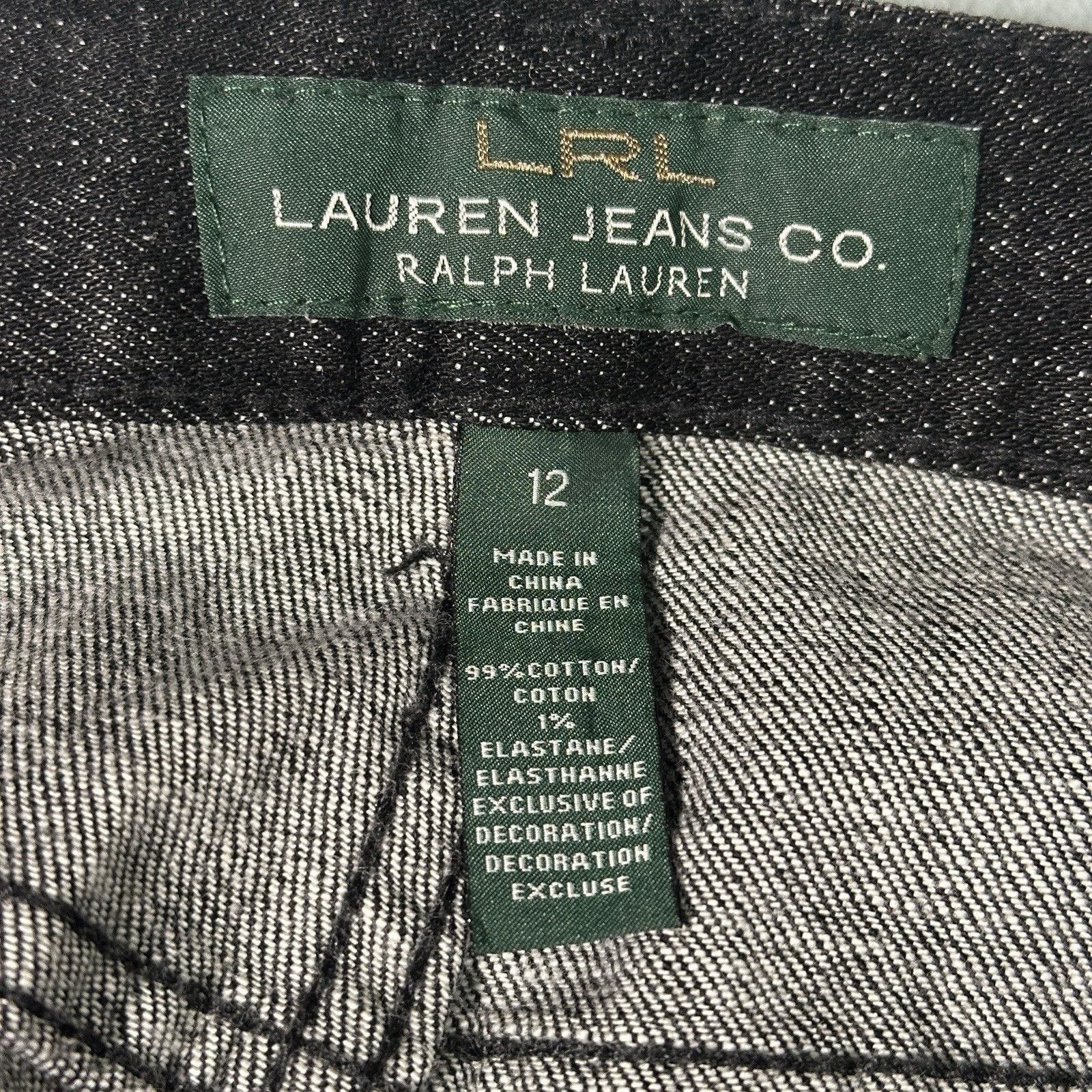 Polo Ralph Lauren Lauren Ralph Lauren Loose Baggy Jeans 12 35x25 Hamilton Wide Size 34" / US 12 / IT 48 - 3 Thumbnail